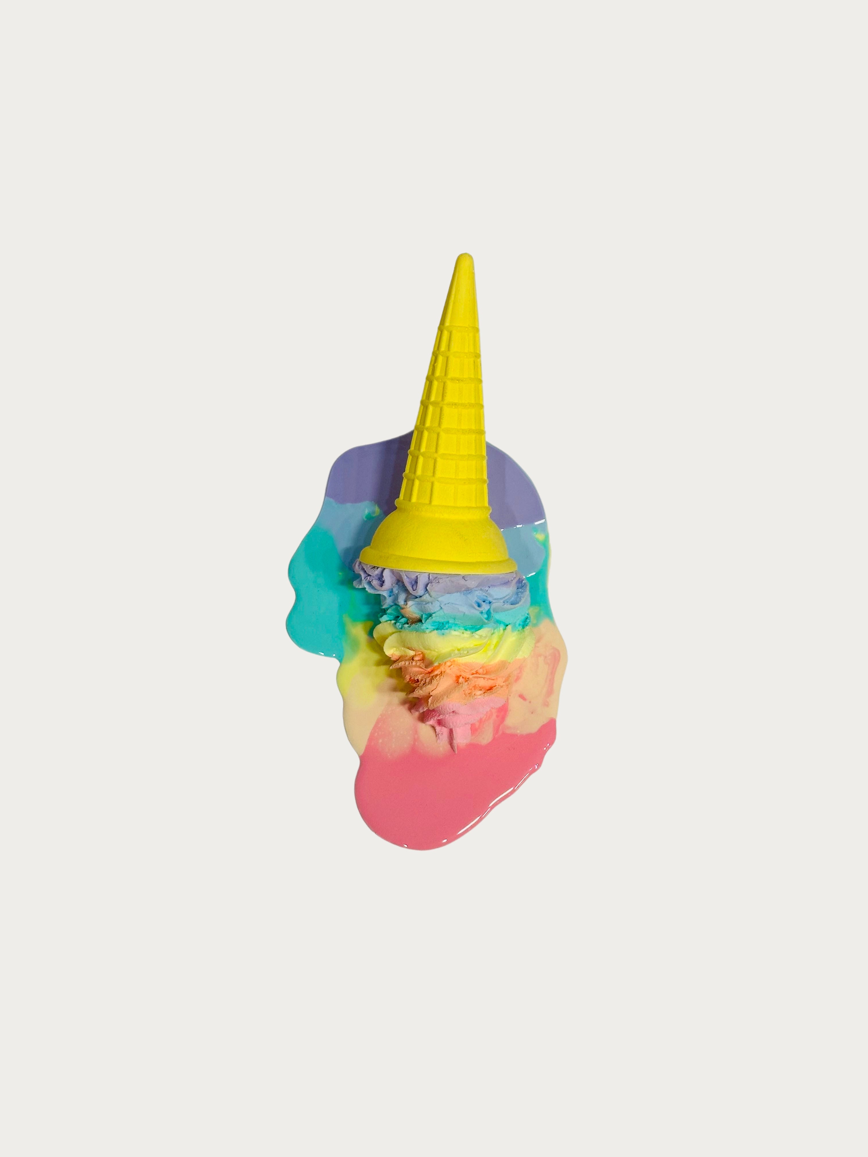 Rainbow Soft Serve Puddle