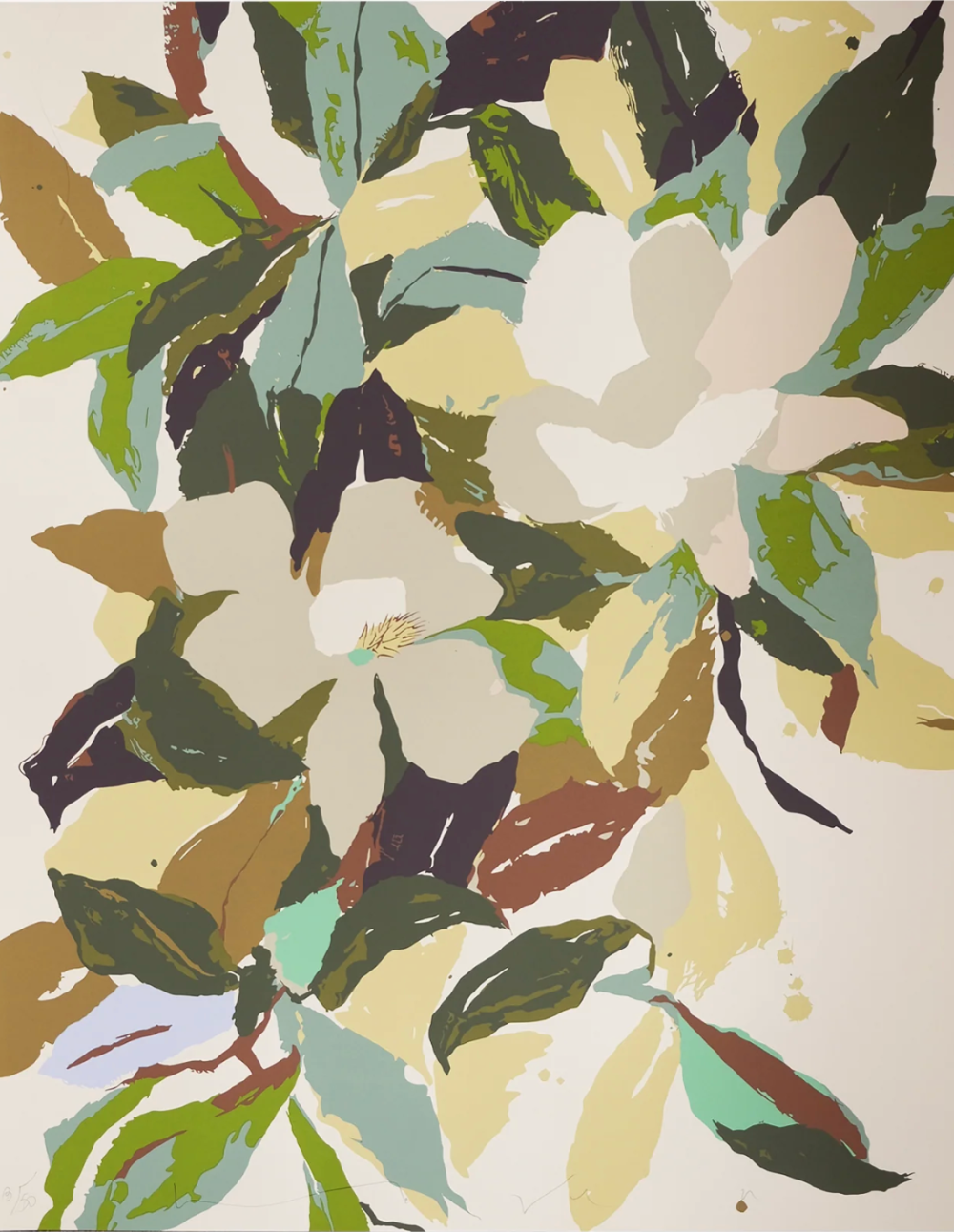 'Moonlit Petal' Magnolia // 24x30