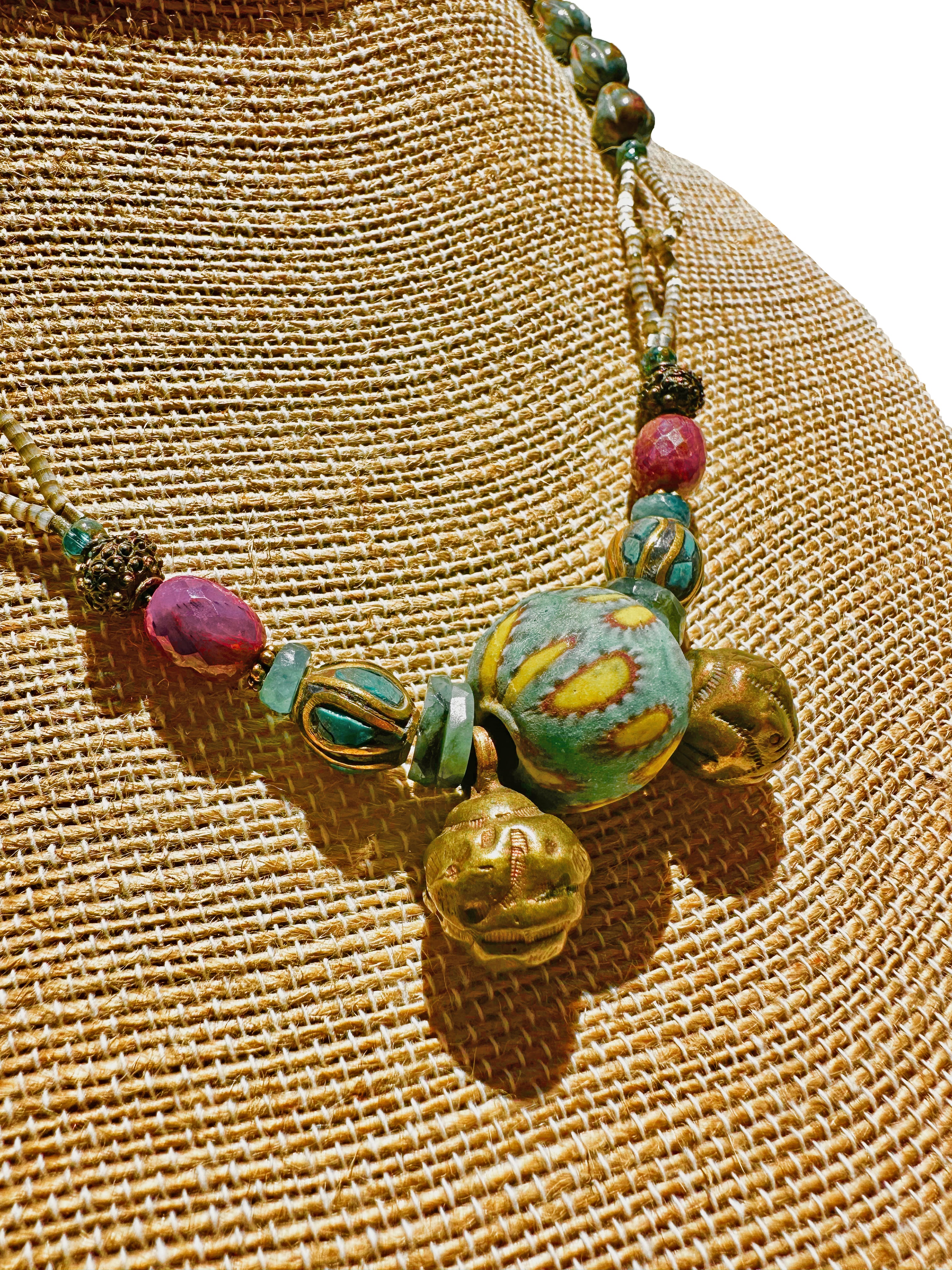 Mosaic Bell Necklace