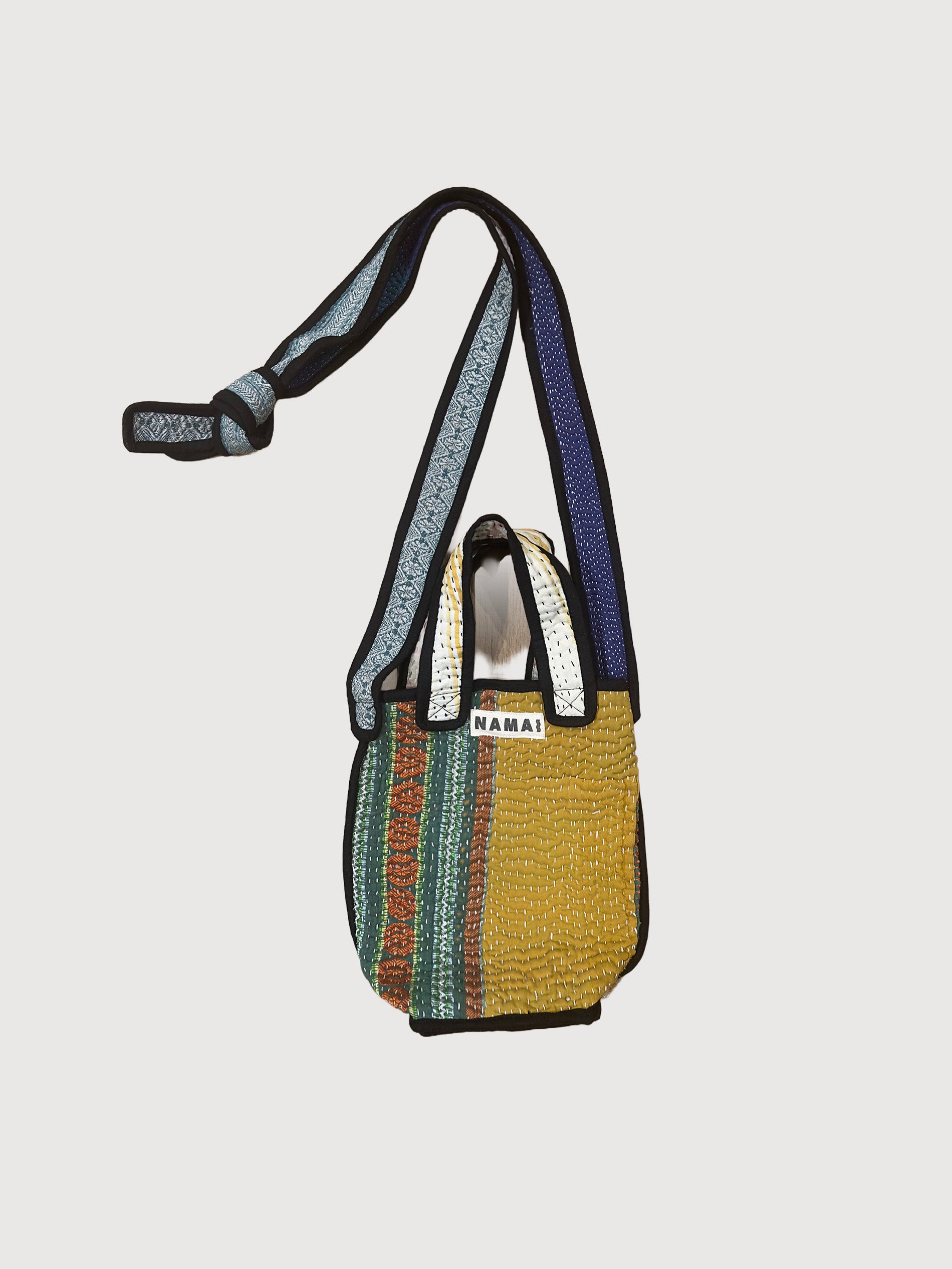 The Xoti Mini Zero-Waste Quilted Kantha Bag