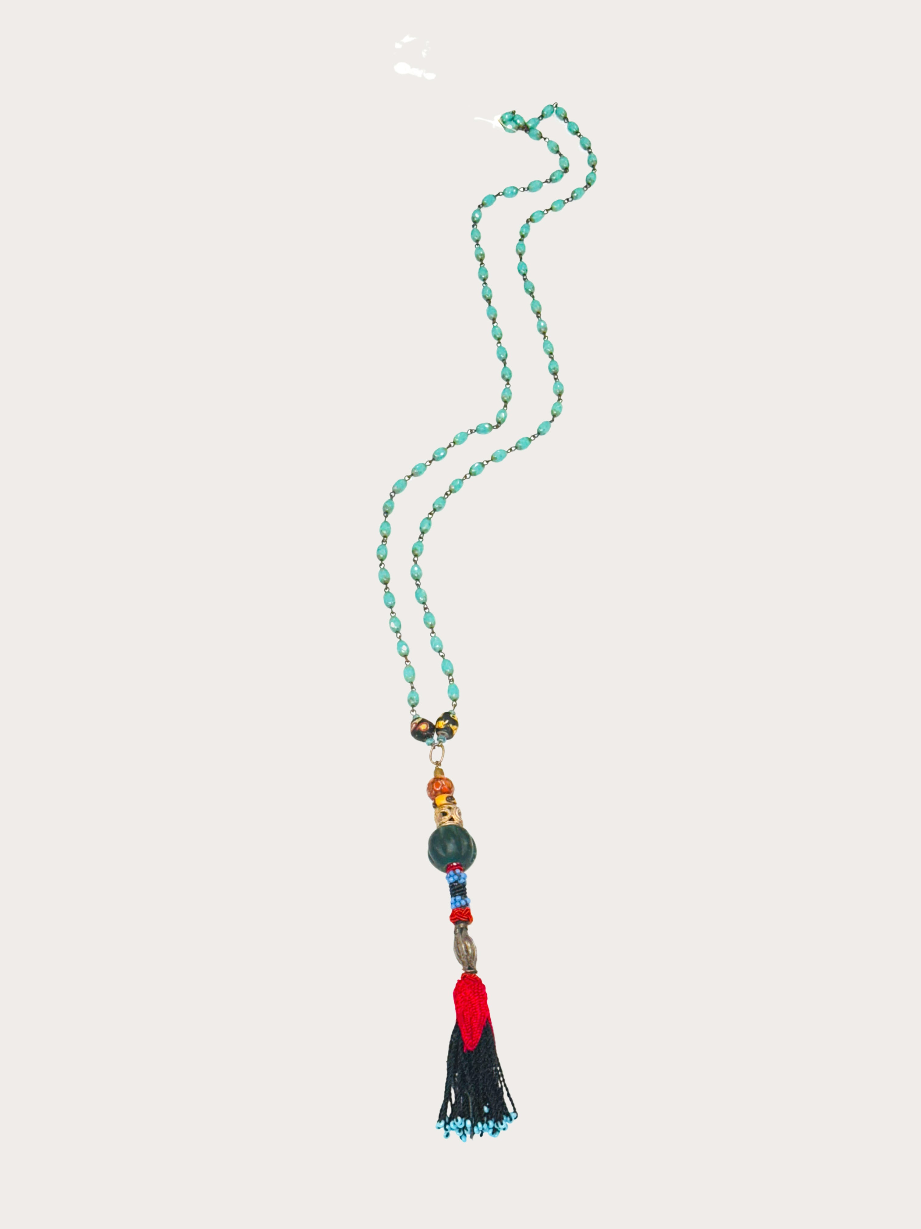 Ivory Coast Tassel Necklace