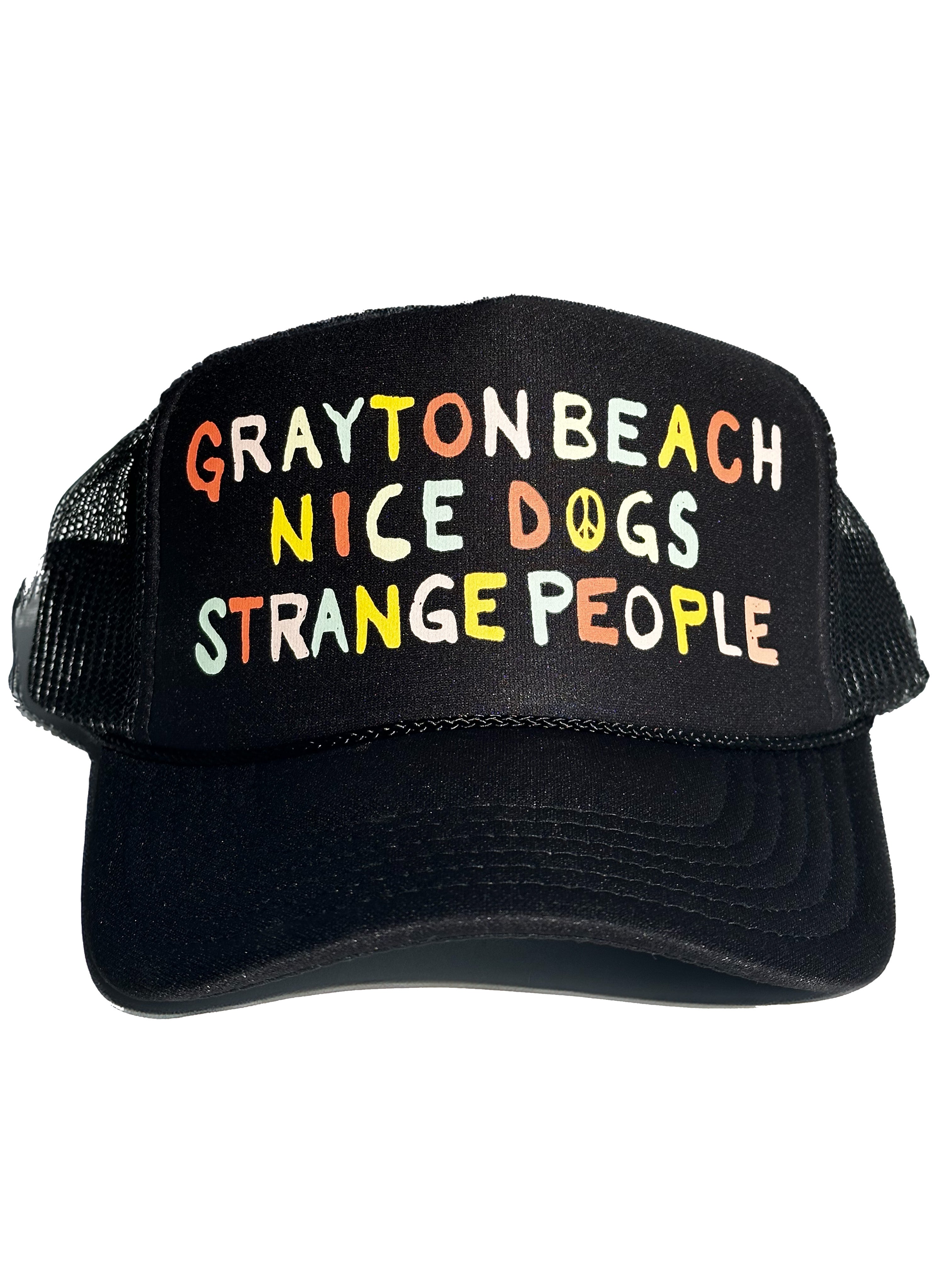Nice Dogs Strange People Trucker Hat