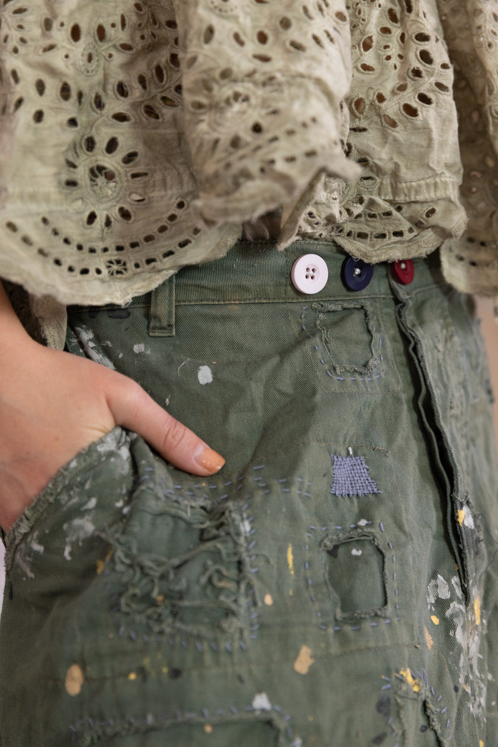 Pants 564 Peace Thomas Cargo Trousers O/S