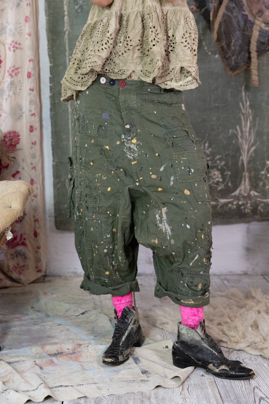 Pants 564 Peace Thomas Cargo Trousers O/S