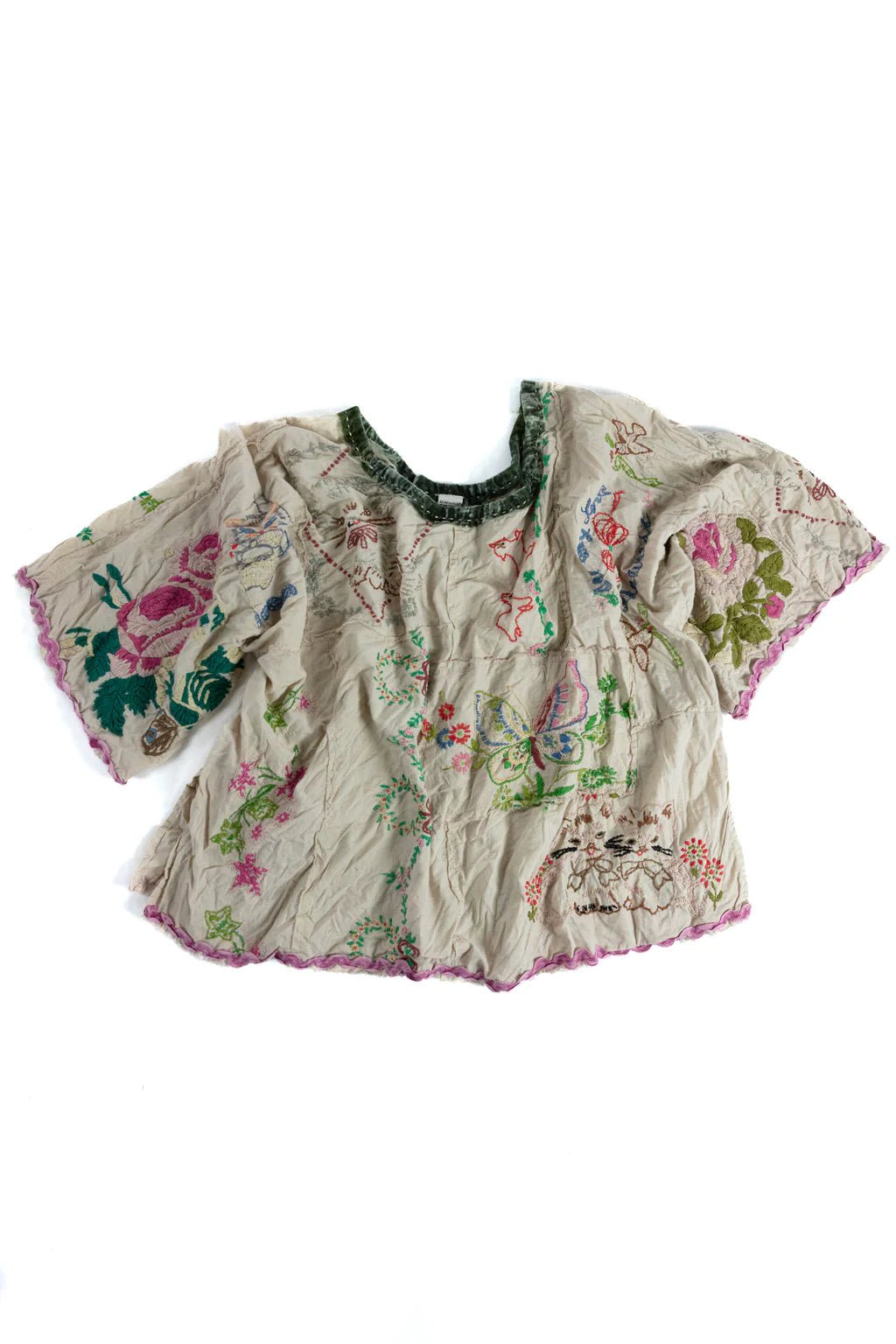 Top 1301 Moonlght Embroidery Matilda Top O/S