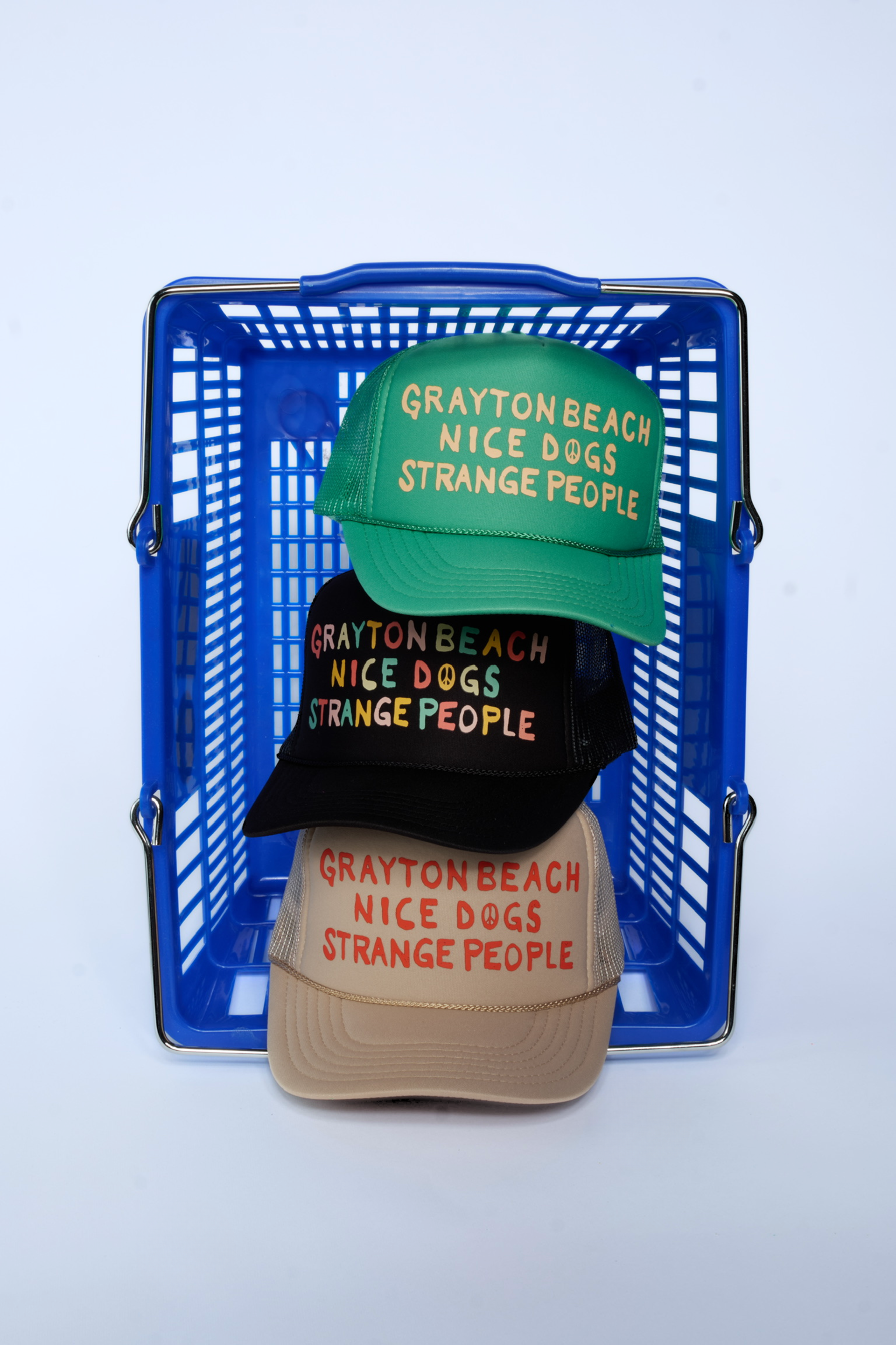 Nice Dogs Strange People Trucker Hat