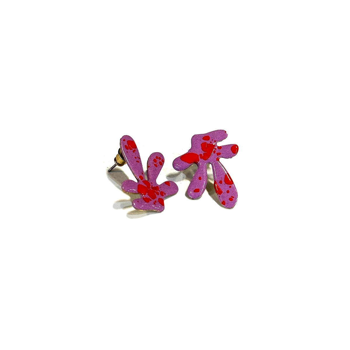 Terrazo Lilac Prince Stud Earrings