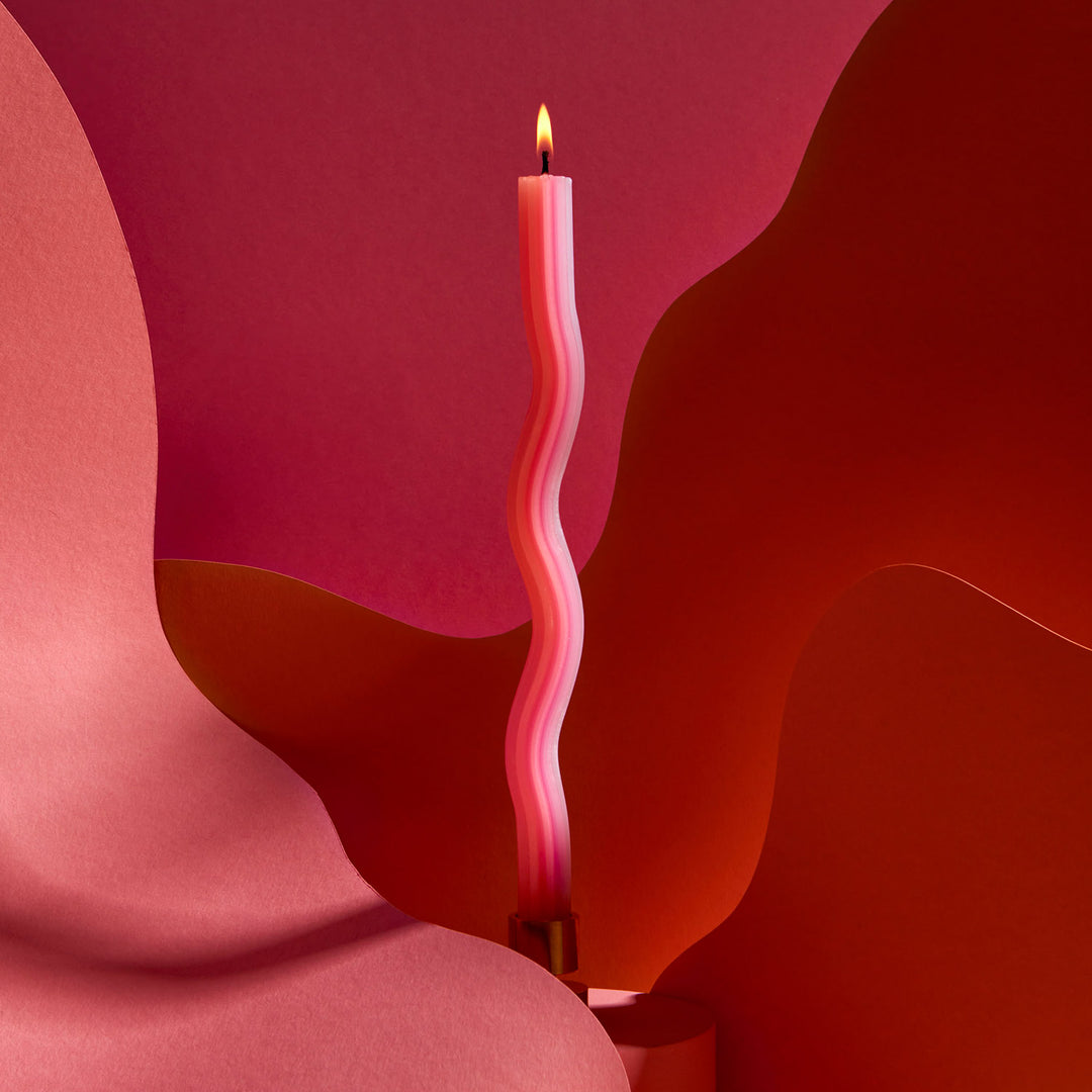 Wiggle Candles by Lex Pott // Orange