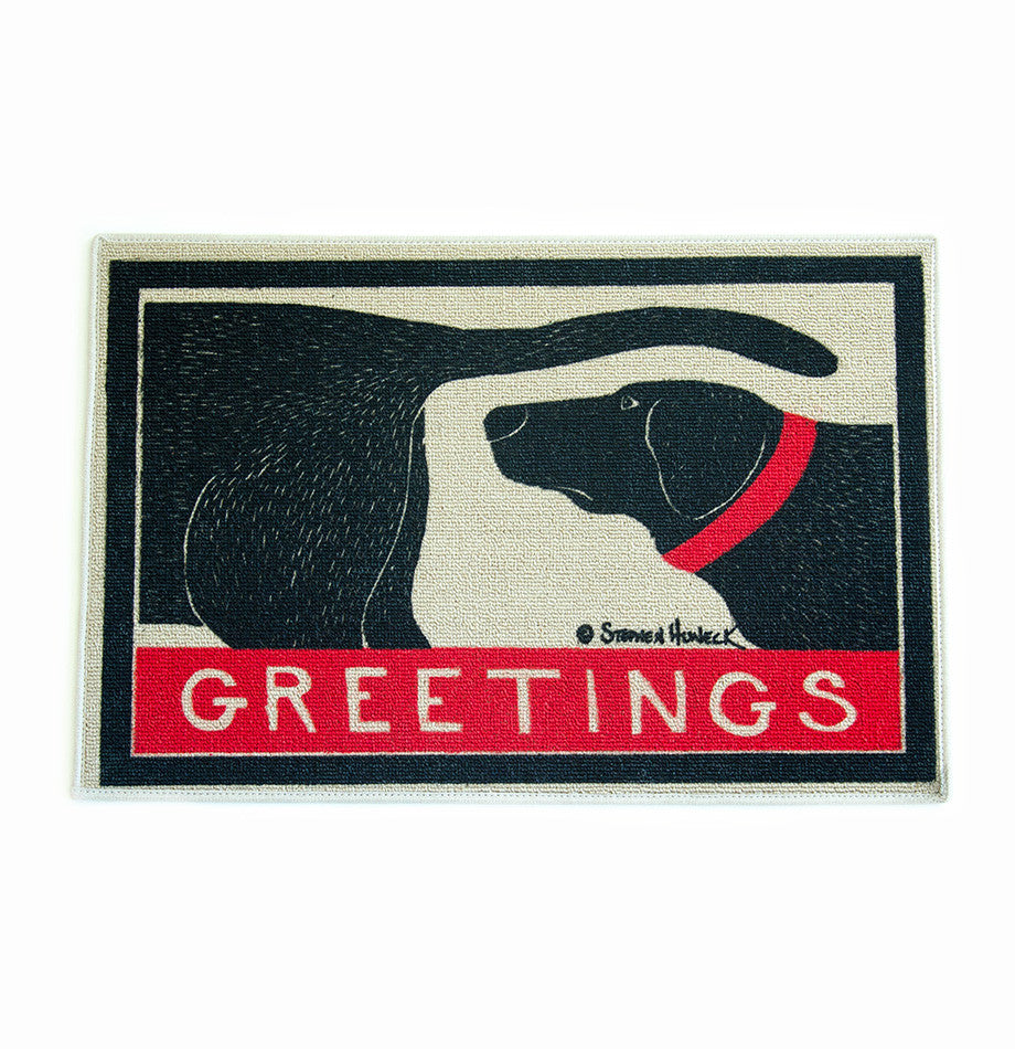 Greetings 2025 dog doormat