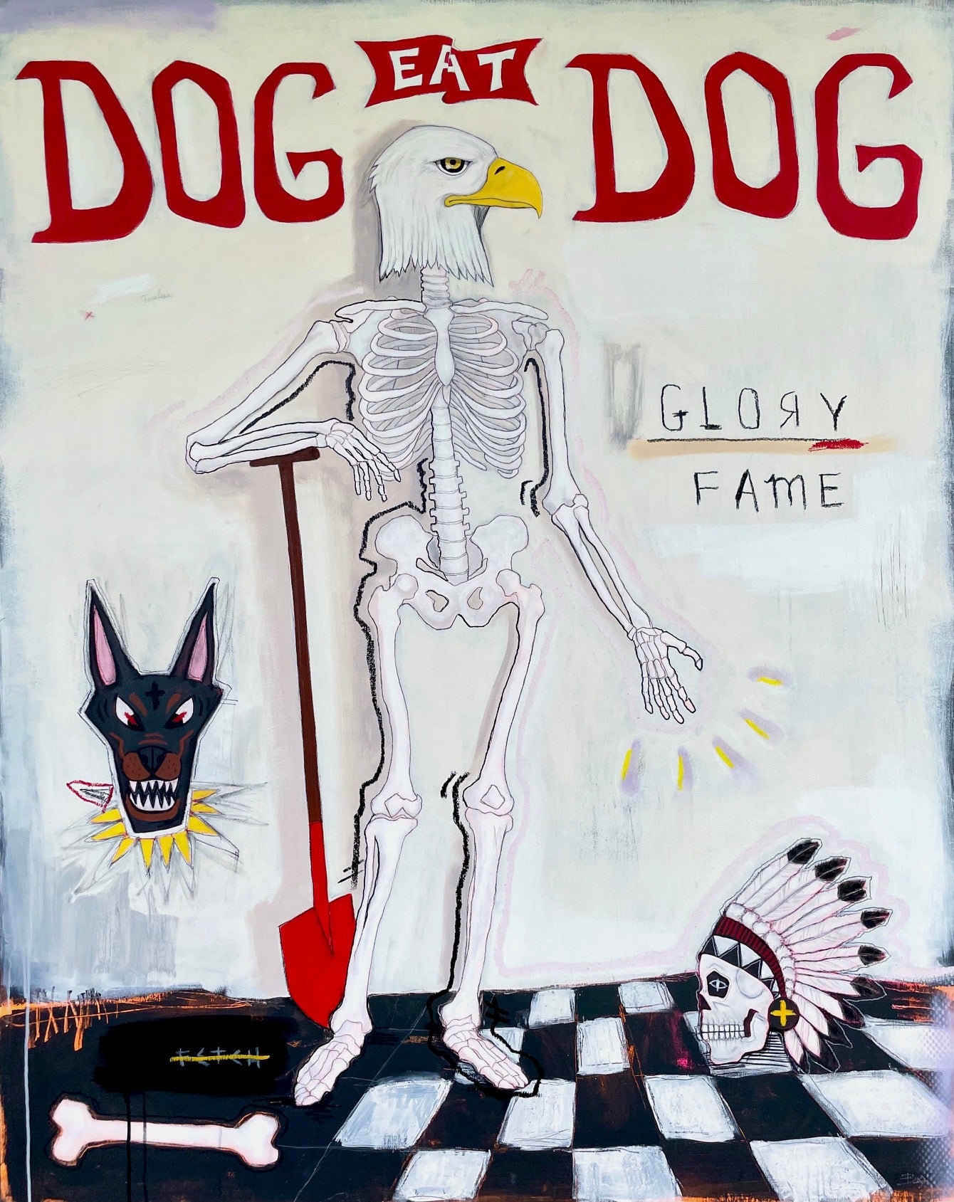 'Dog Eat Dog' Print