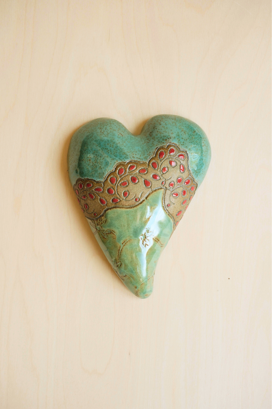 Aunt Millie's Cuff Blue Heart