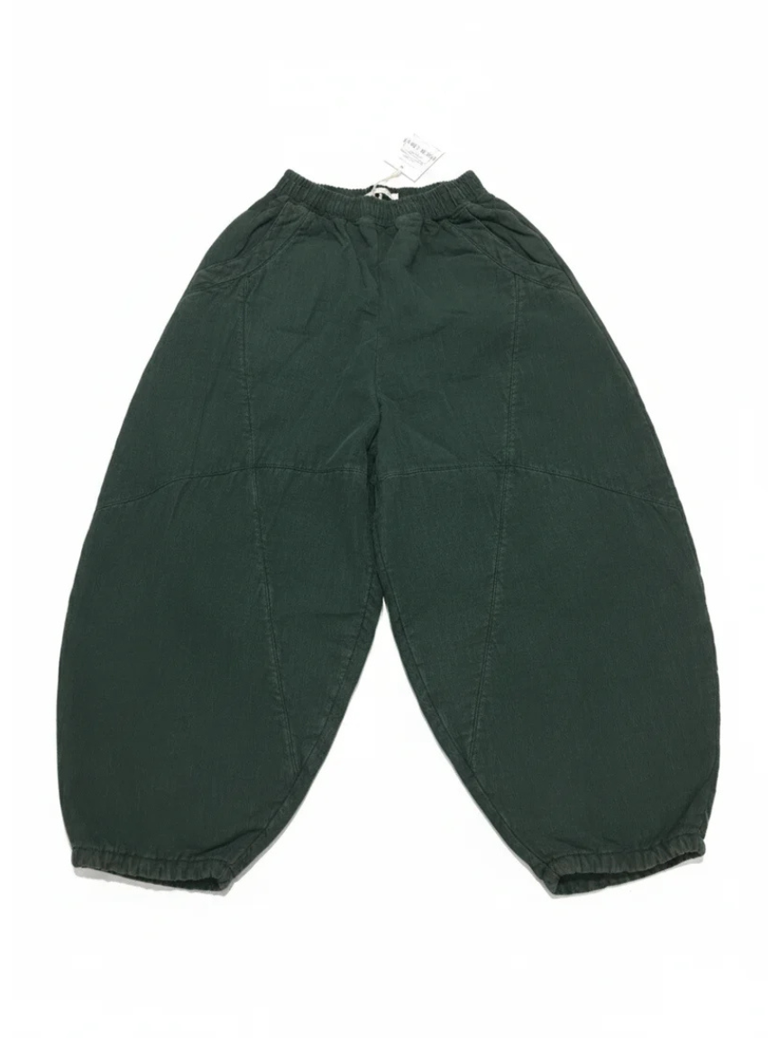 Stone Wash Knickerbockers Pants // Forest Clay