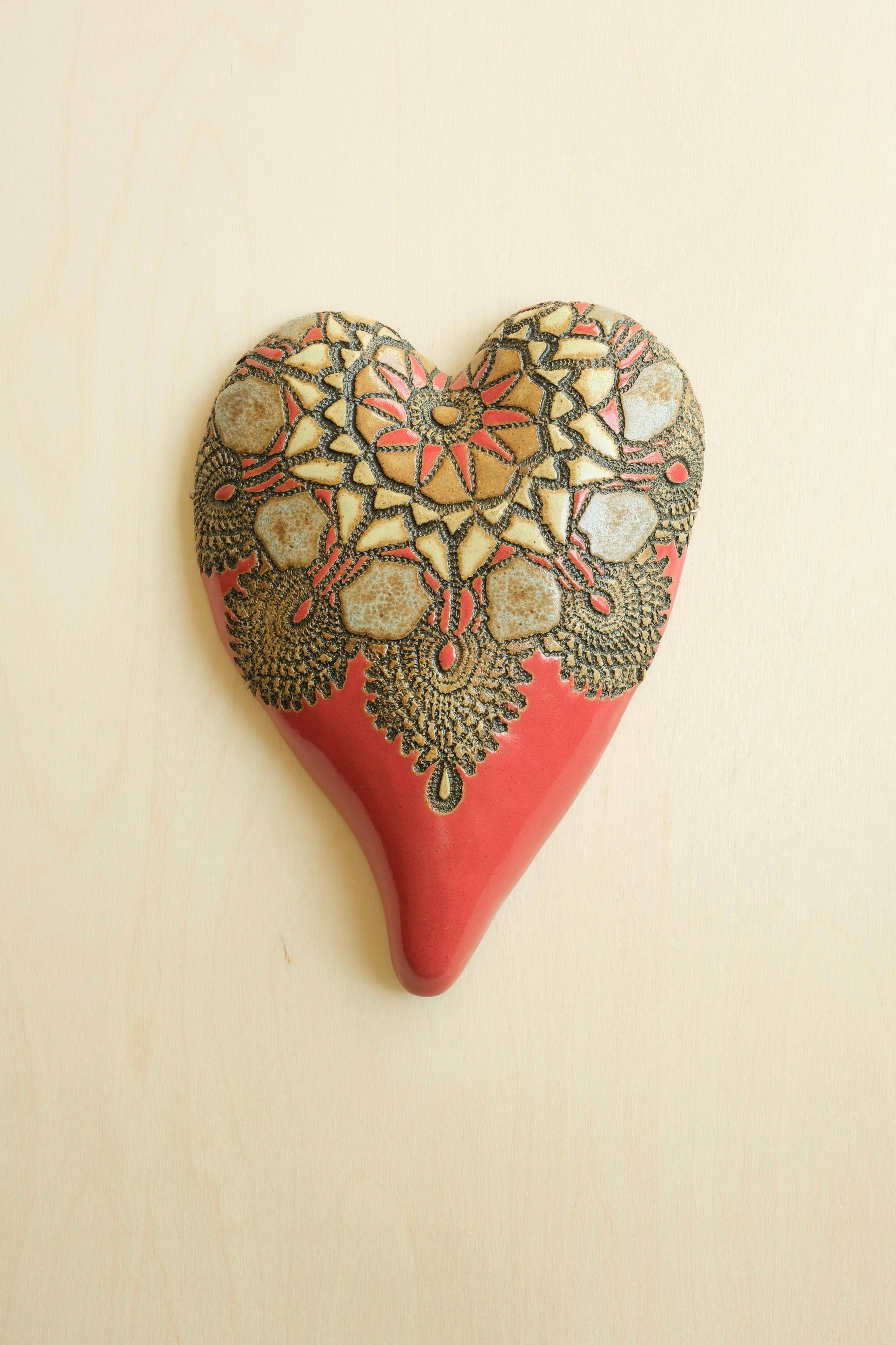 Aunt Jules Red Heart