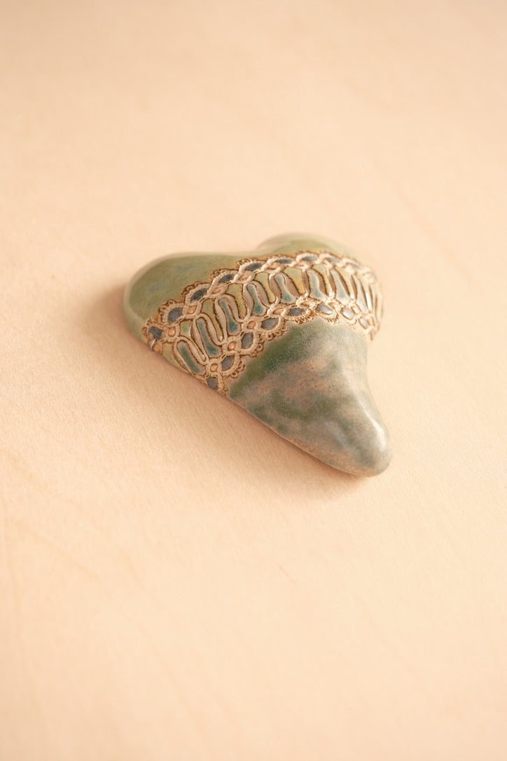 Zigzag in Old Copper Heart