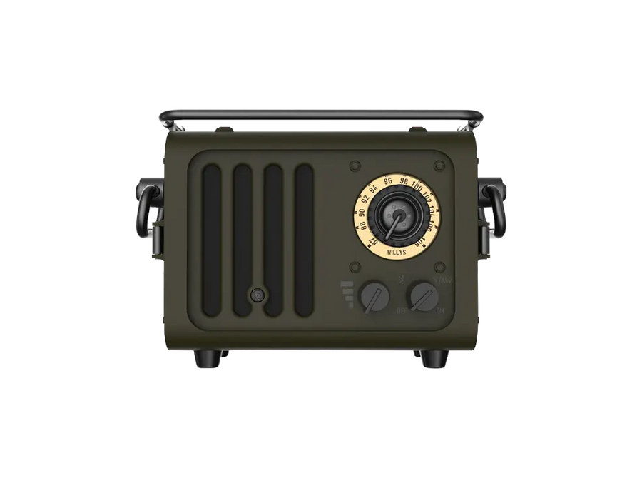 Muzen Wild Jeep Green FM Radio & Bluetooth Speaker