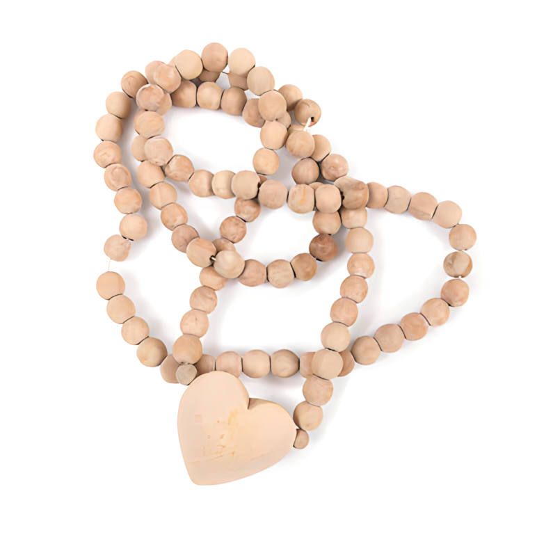 Heart Prayer Beads 76"