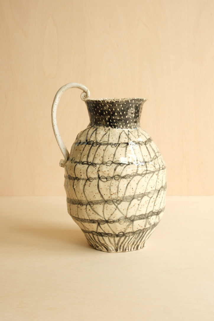 Black & White Bows Pitcher