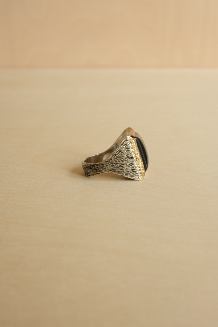 Black Onyx Ring // Size 11