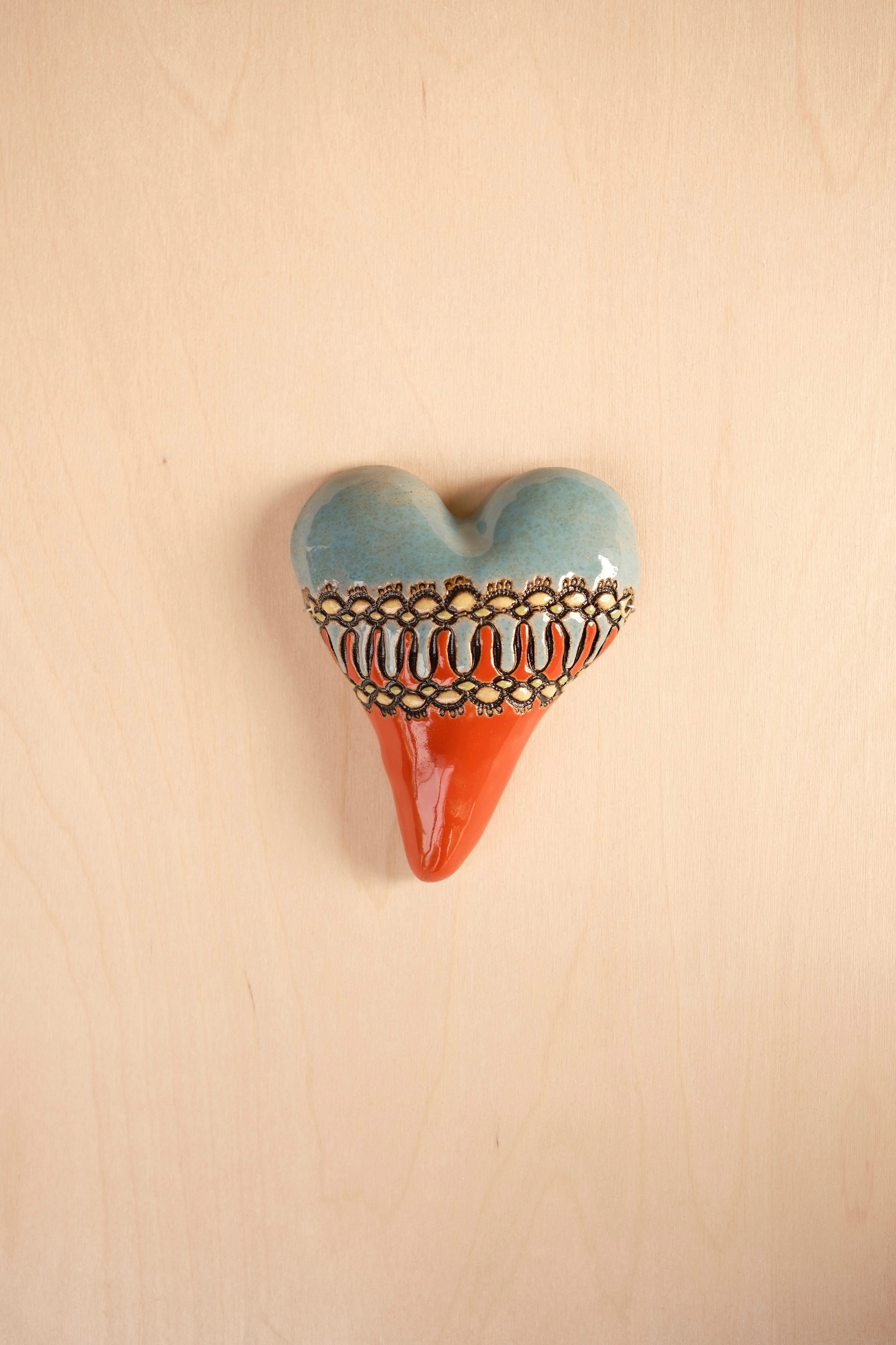 Bigger Itty Bitty ZigZag Heart