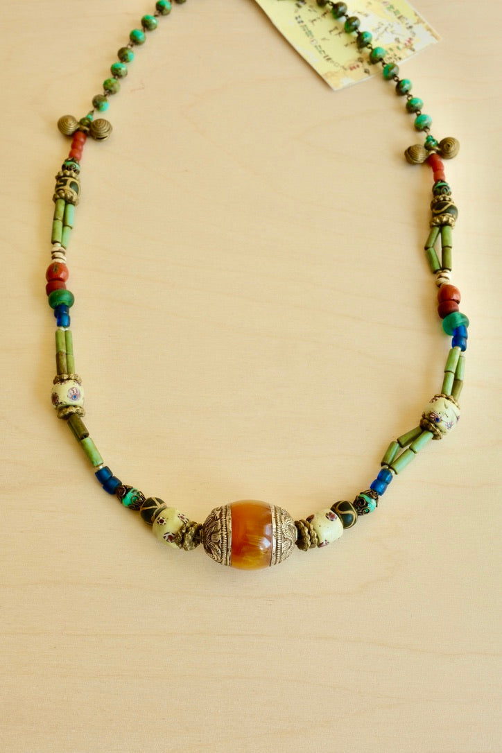 Tibetan Copal Necklace