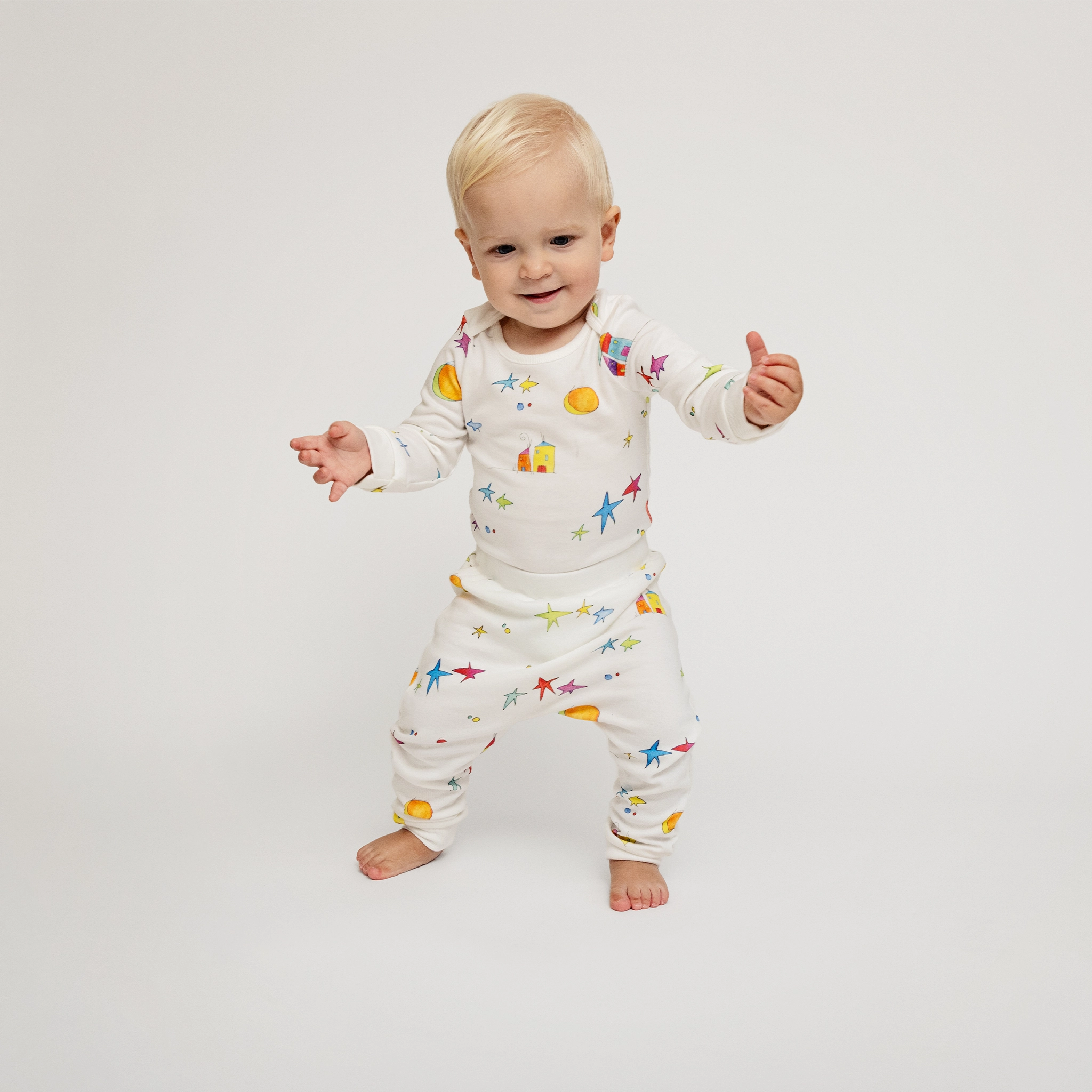Flying Edna All Over Print Organic Bodysuit