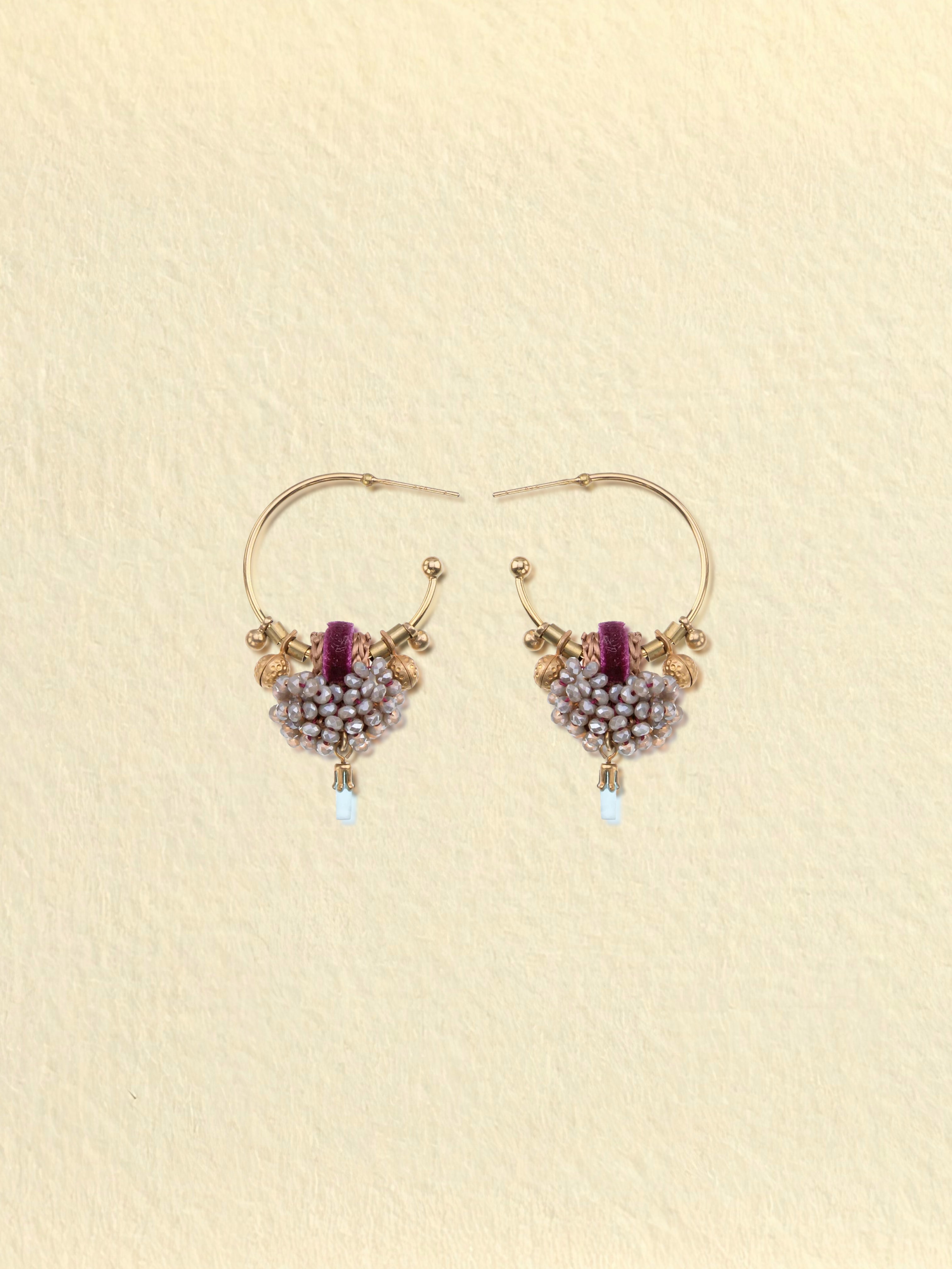 Berry Blush Rosmoke Earrings