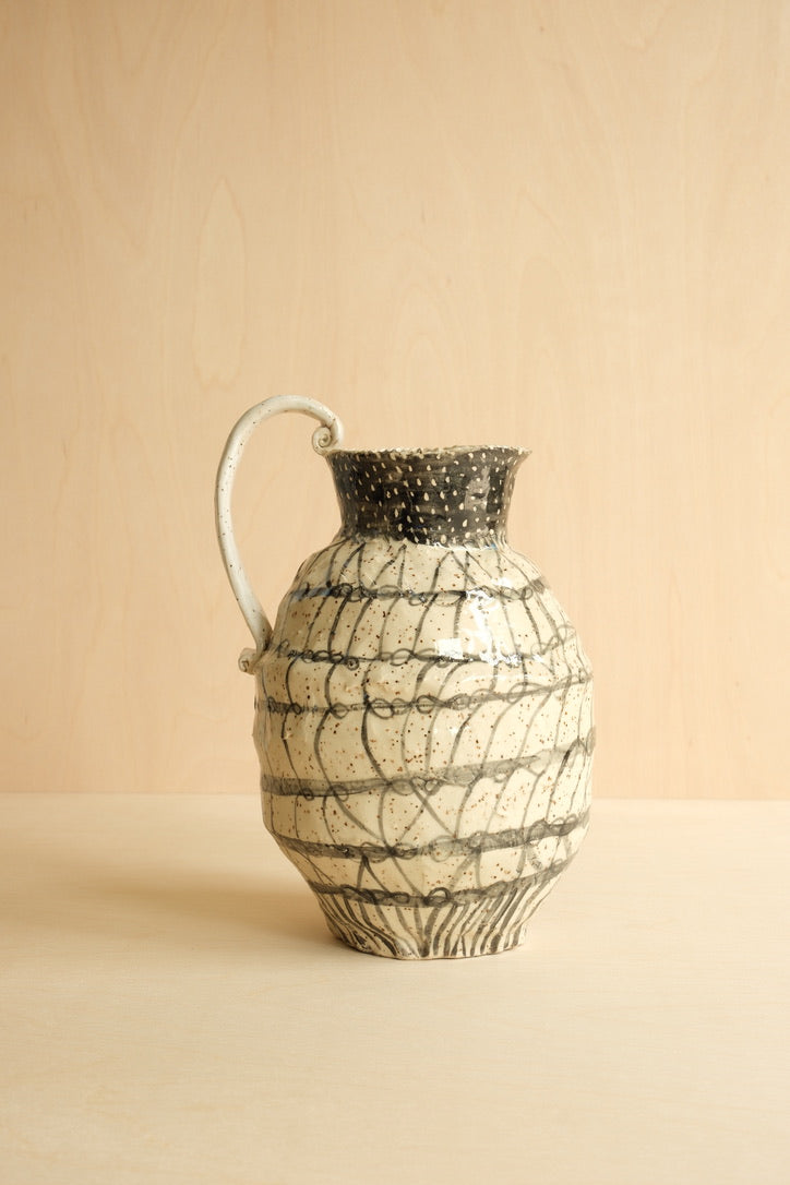 Black & White Bows Pitcher