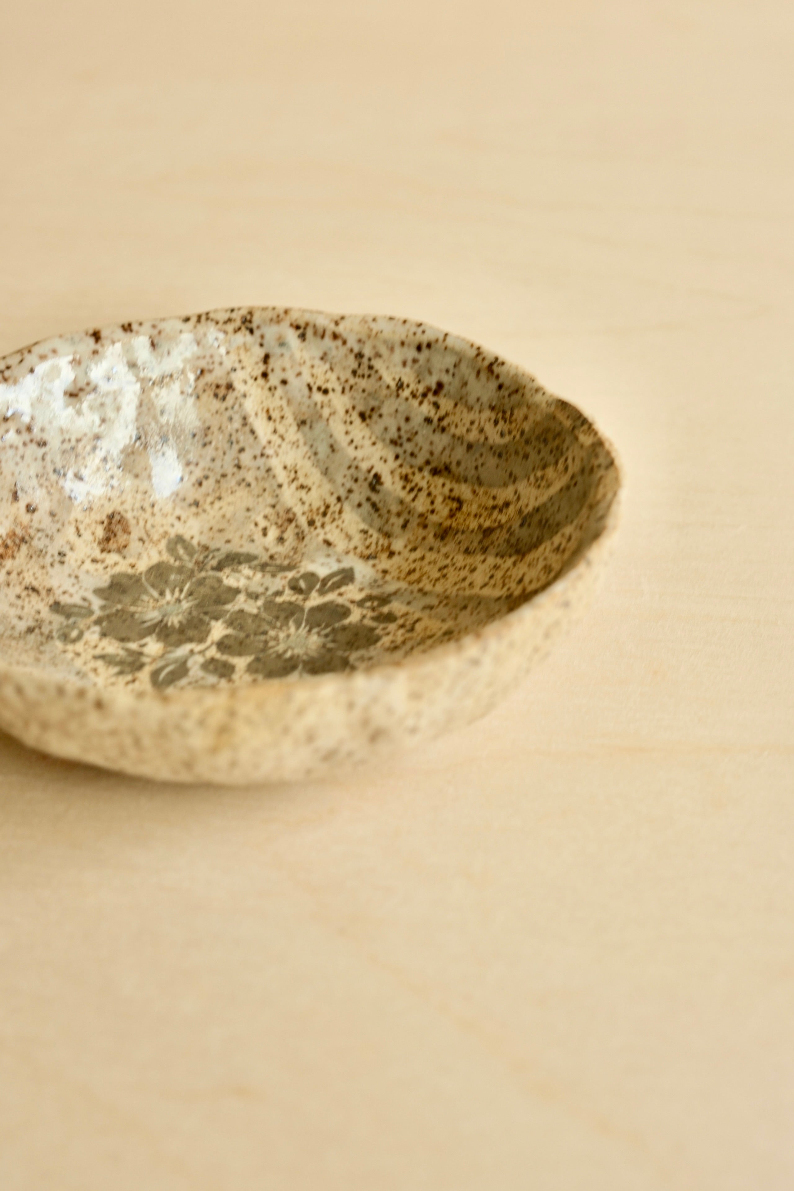 Black & White Flower Bowl