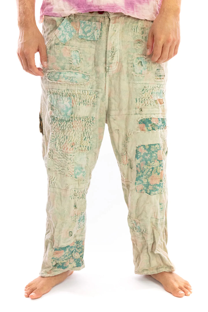 Pants 346 Sea Flower Audie Overalls Trousers O/S