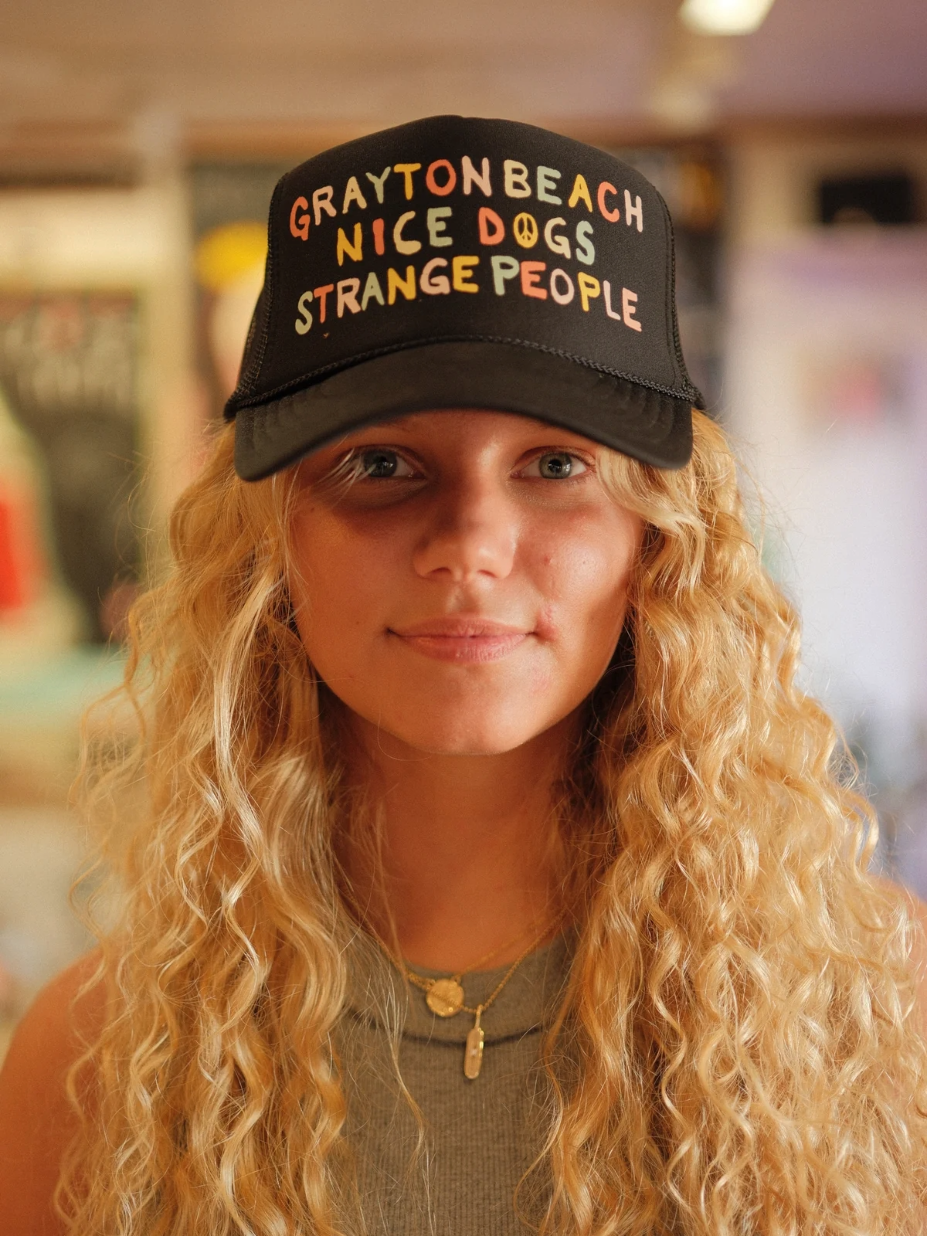 Nice Dogs Strange People Trucker Hat