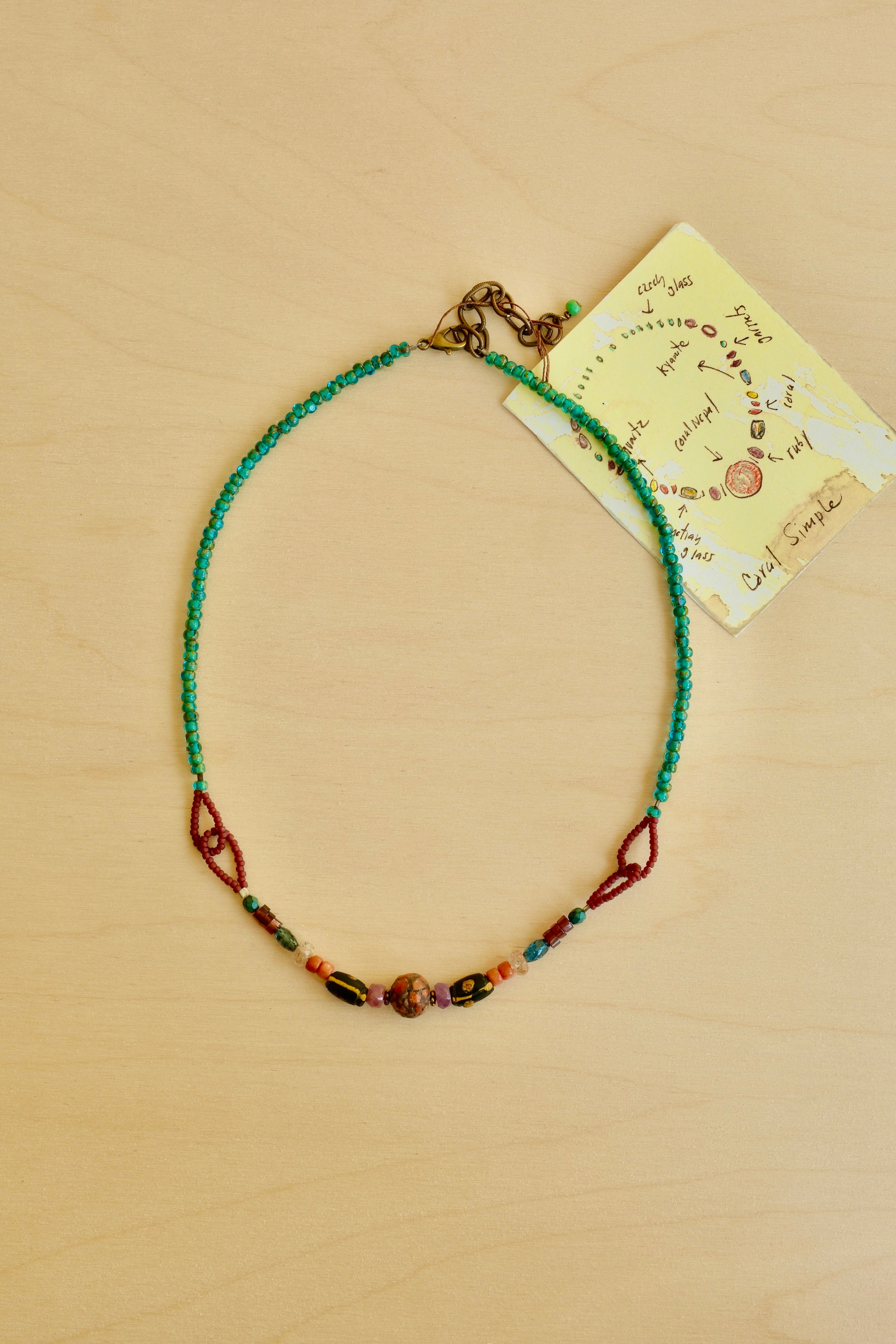 Simple Coral Necklace