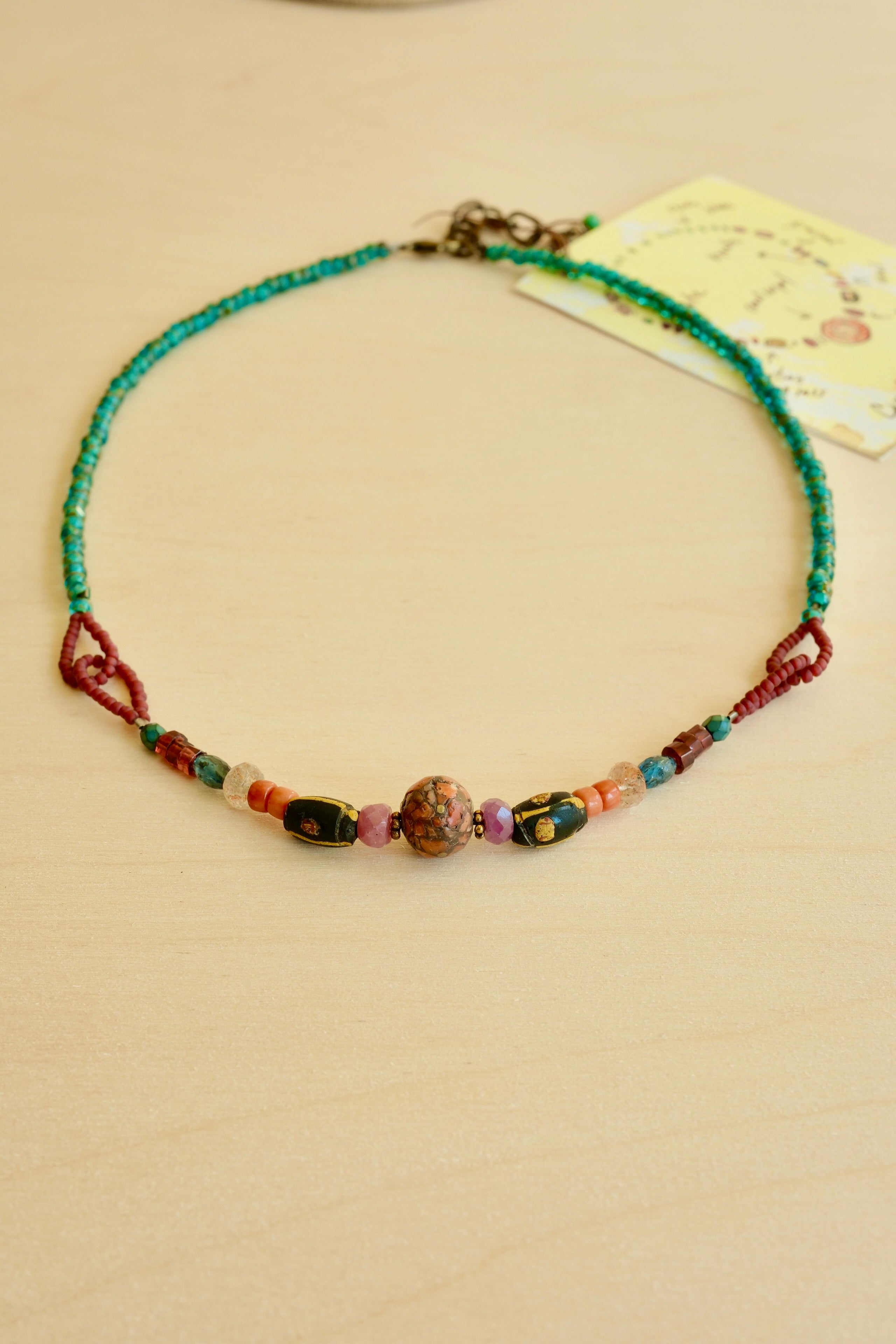 Simple Coral Necklace