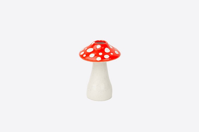 Small Amanita Mushroom Vase