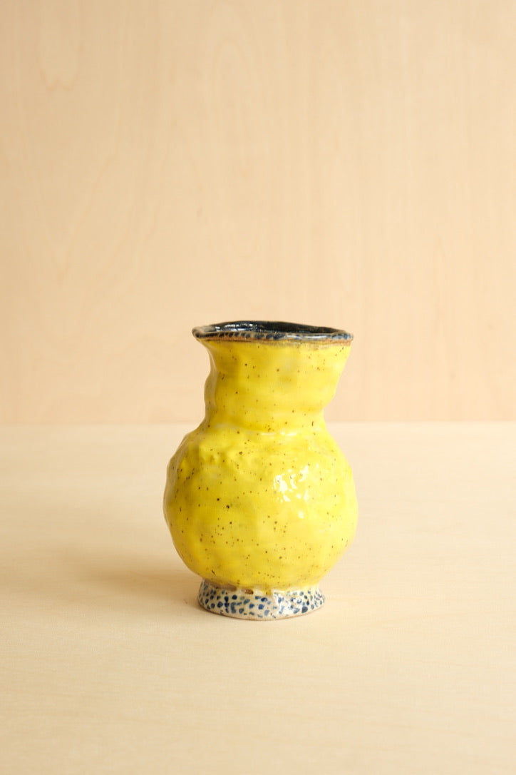 Small Yellow & Blue Vase