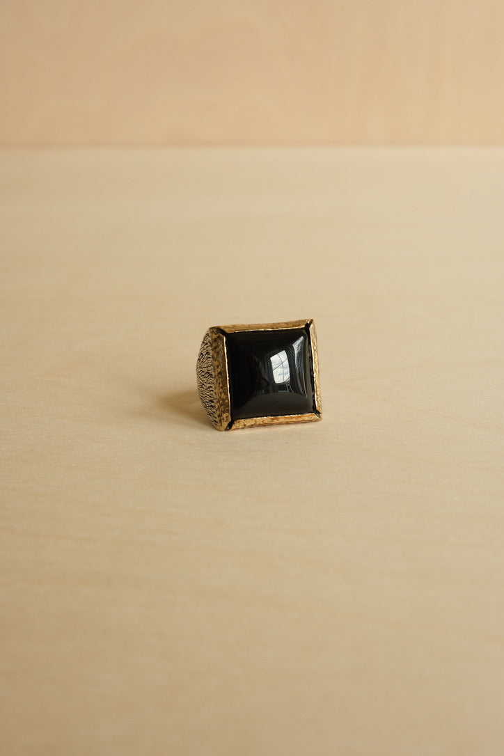 Black Onyx Ring // Size 11