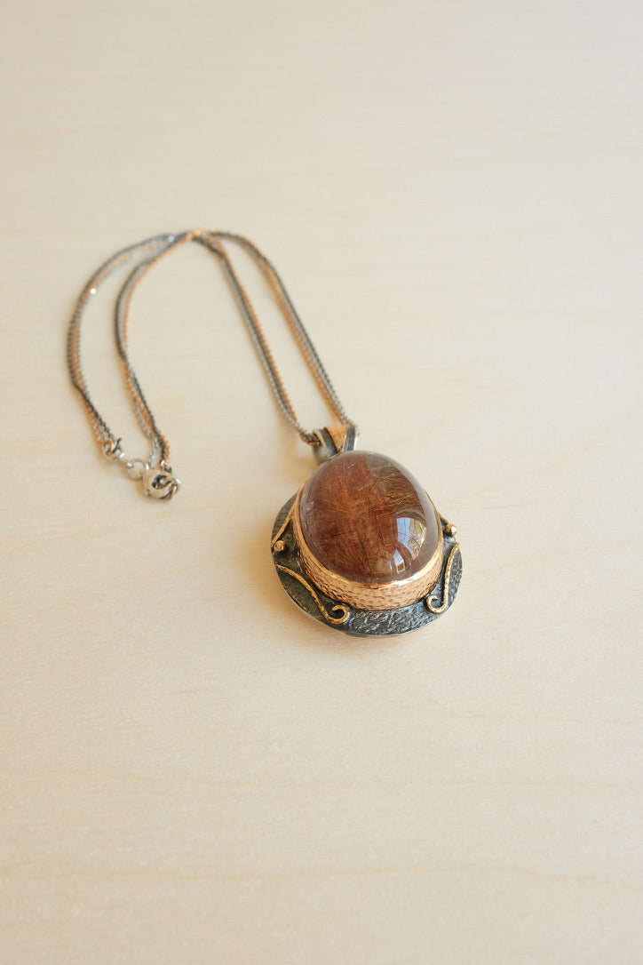 Rutilated Quartz Necklace