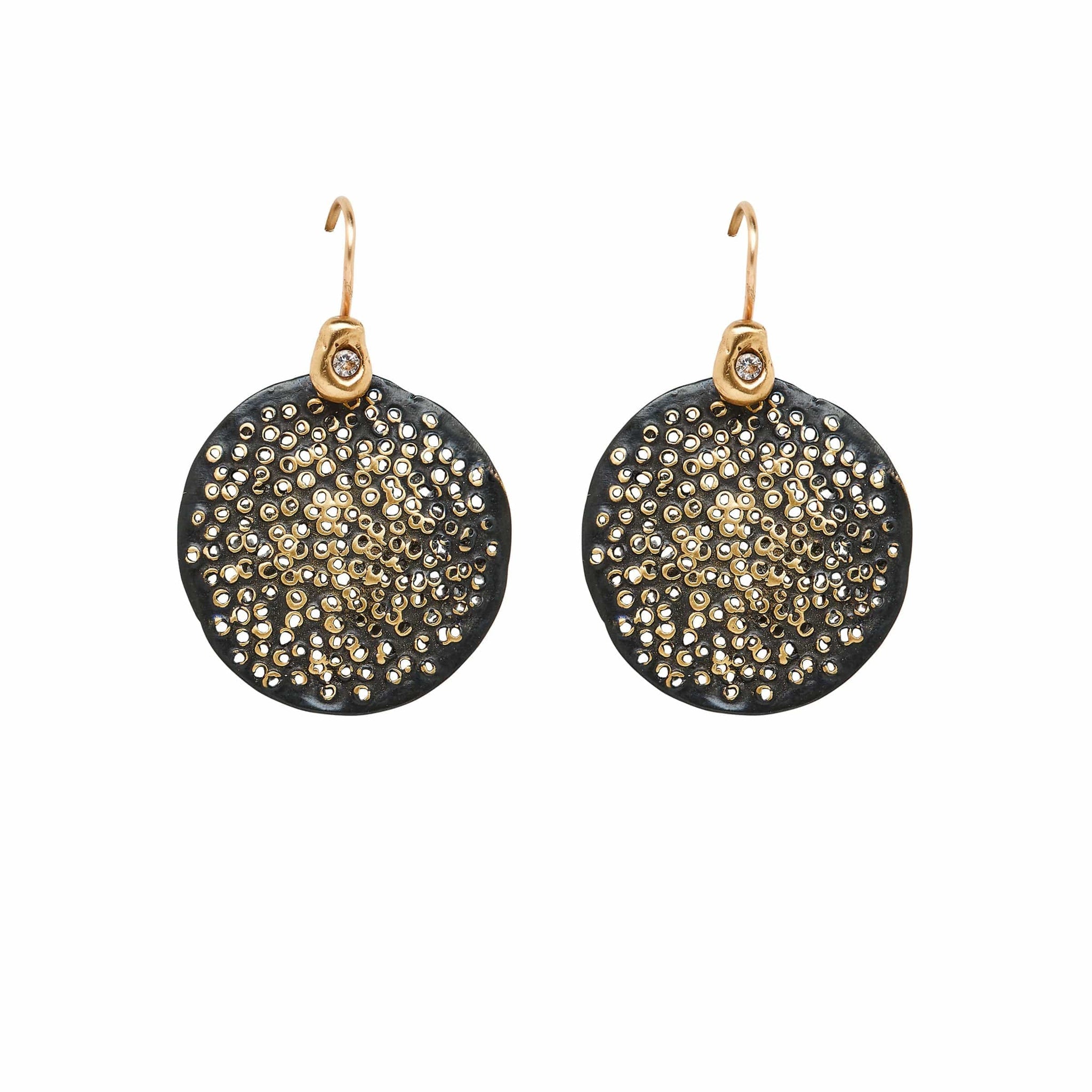 Black Bronze Pollen Earrings