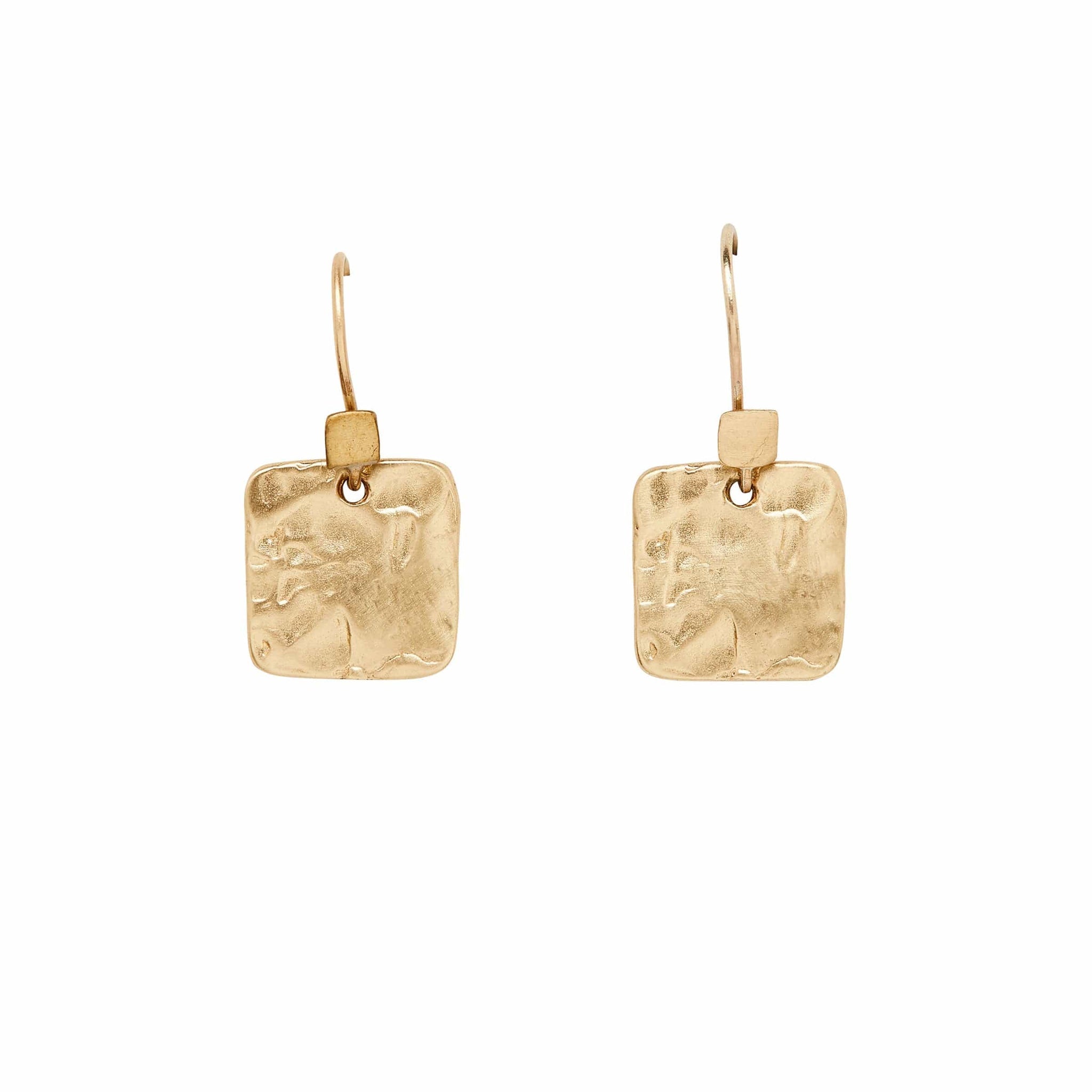 Artifact Square Bronze Earrings