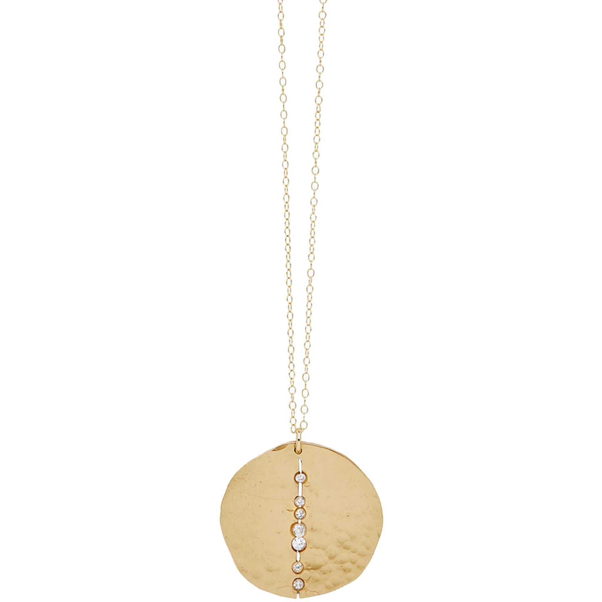 Orbit Bronze Pendant Necklace