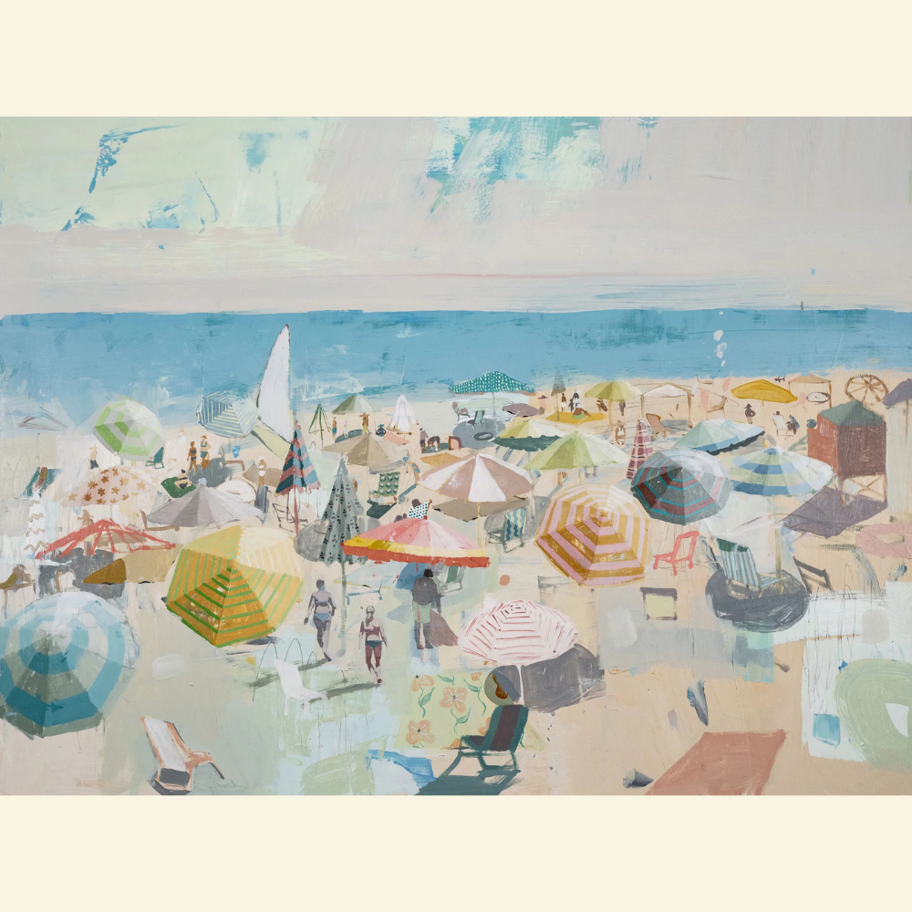 Lemon Pop Beach / 36x24"