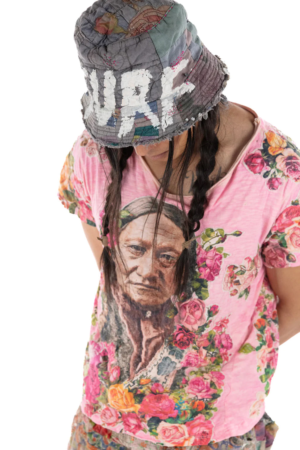 Top 1534 Azalea Applique Sitting Bull 1875 T O/S