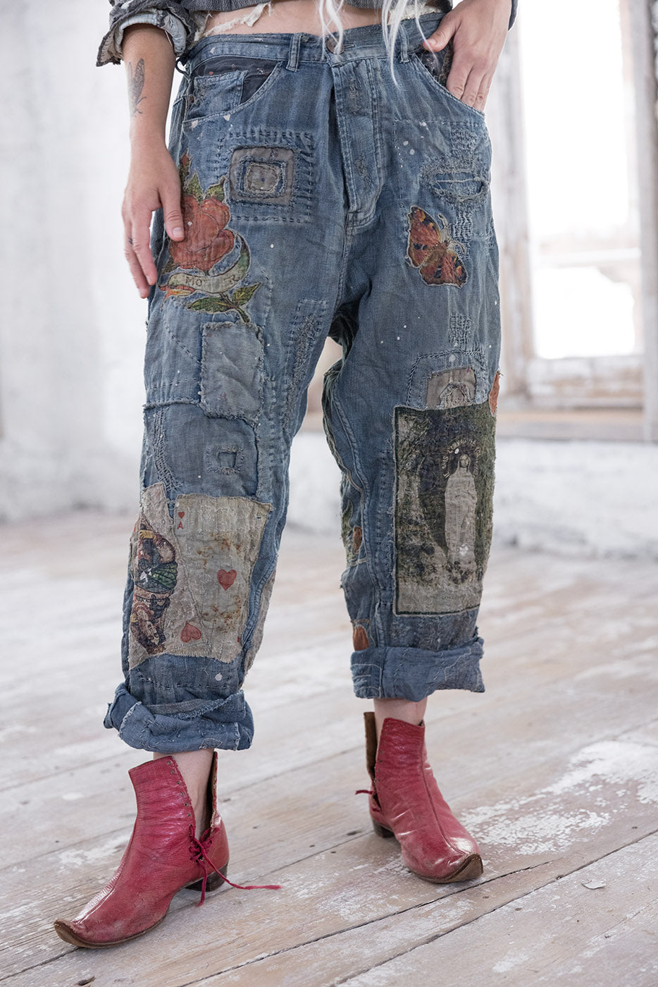 Pants 679 Washed Indigo Cartomancy Romeo Denim O/S