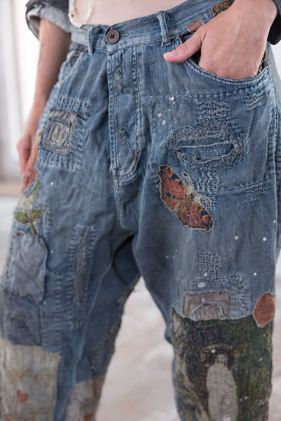 Pants 679 Washed Indigo Cartomancy Romeo Denim O/S