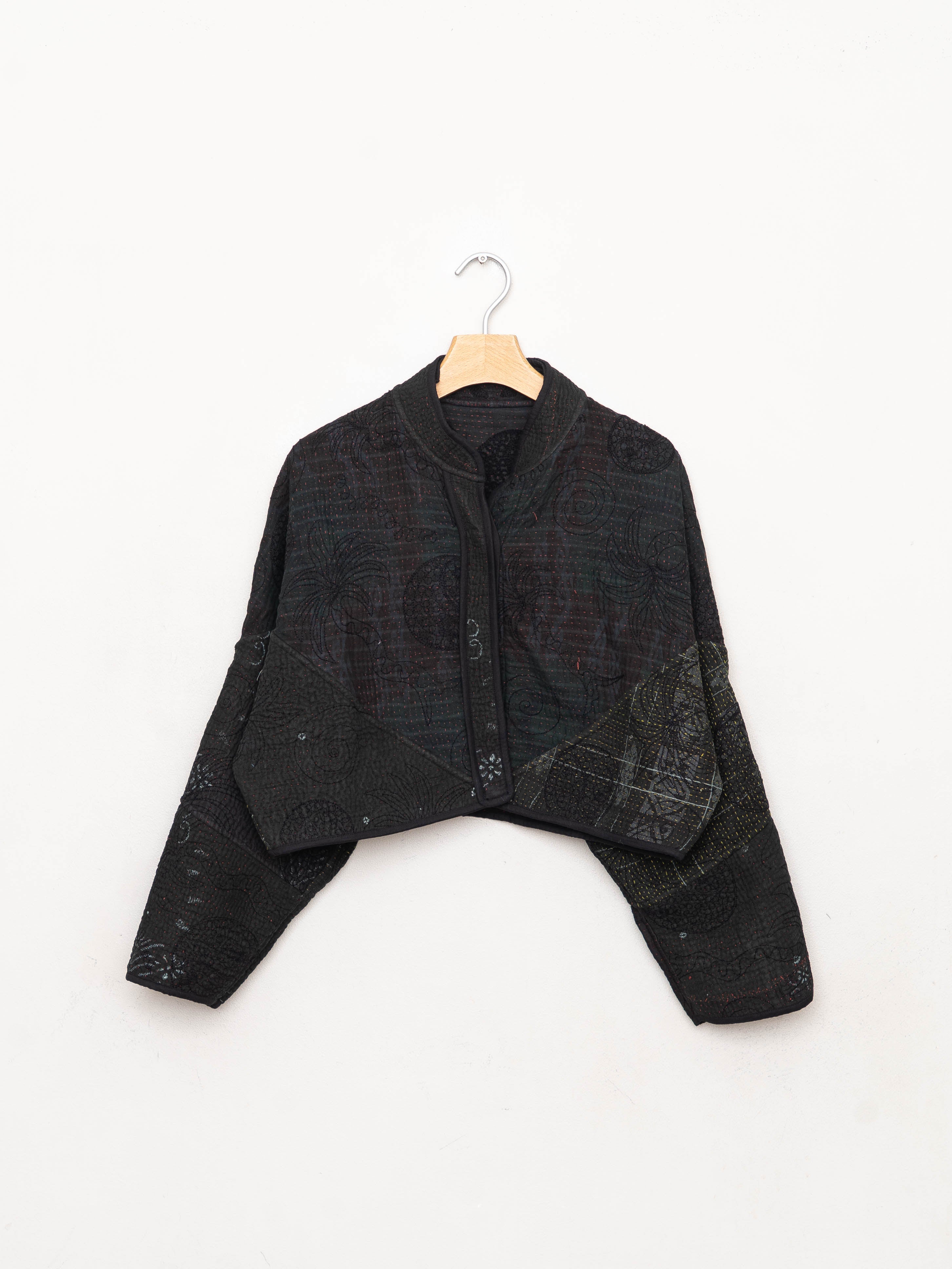 The Kaira Cropped Suzani Embroidered Jacket