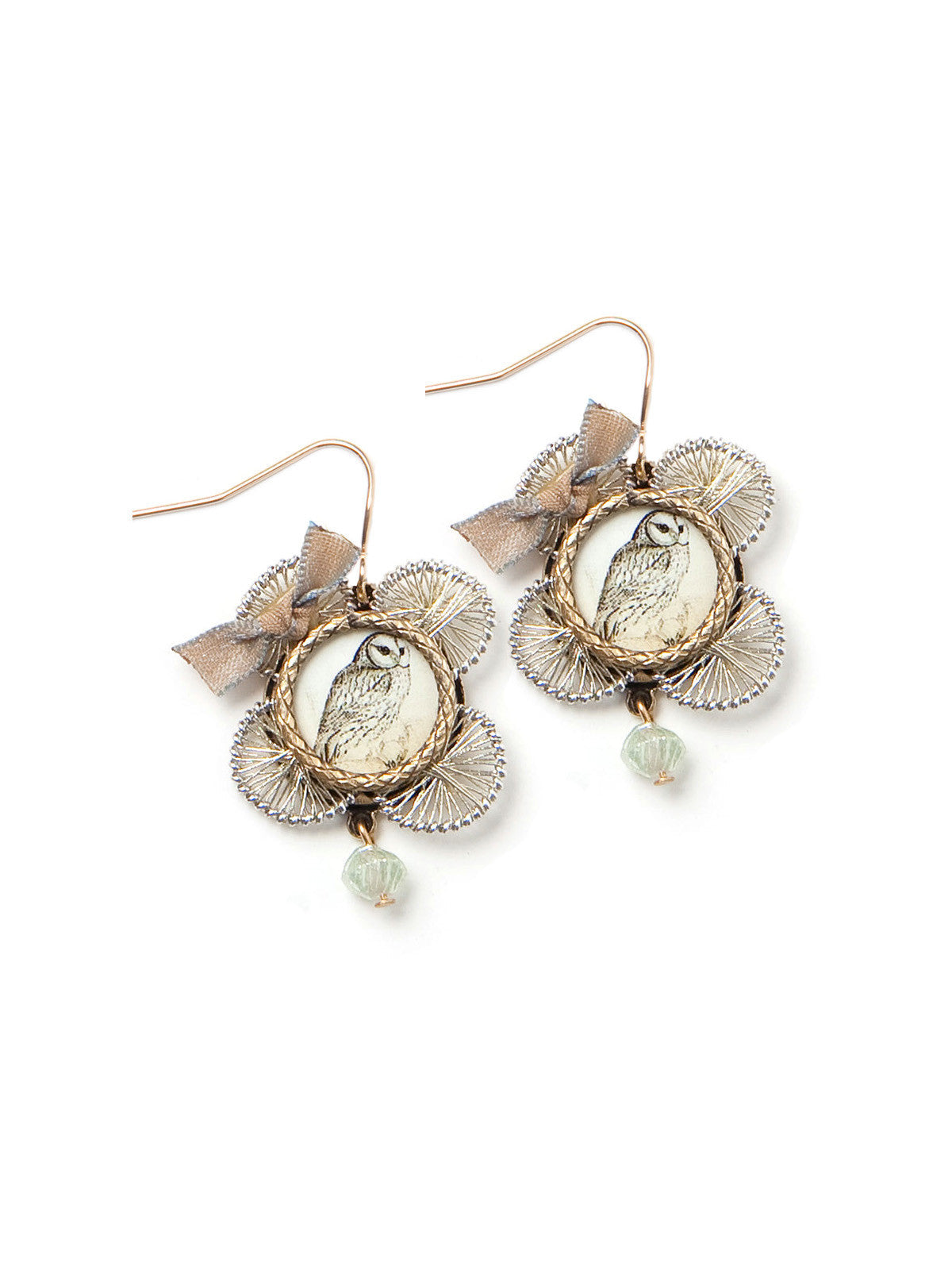 Barn Owl Earrings