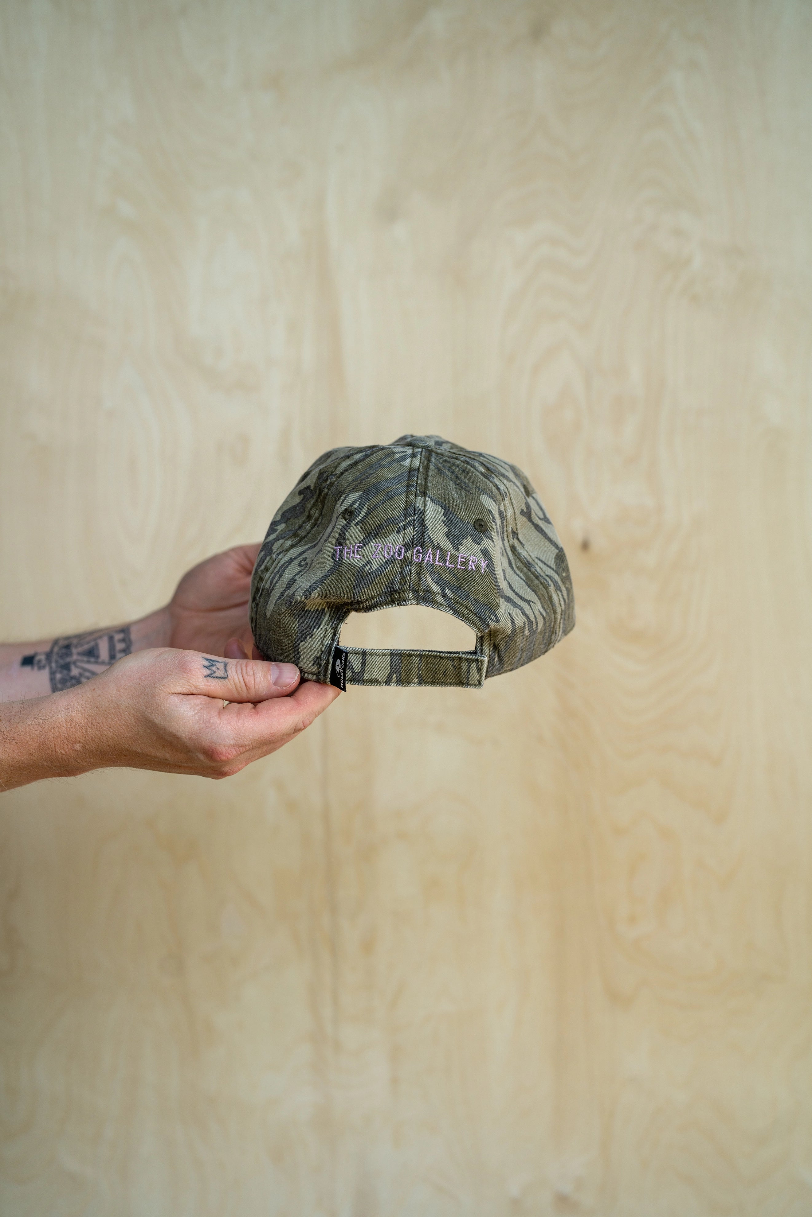 Embroidered Raised in a Zoo Dad Hat Mossy Oak