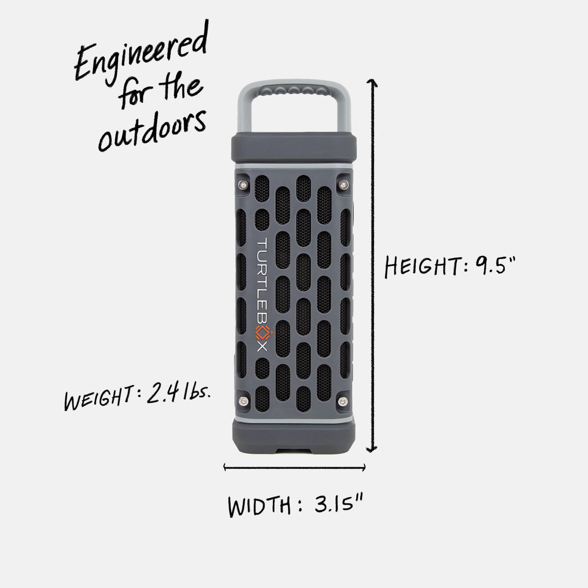 Turtlebox Ranger // Gray