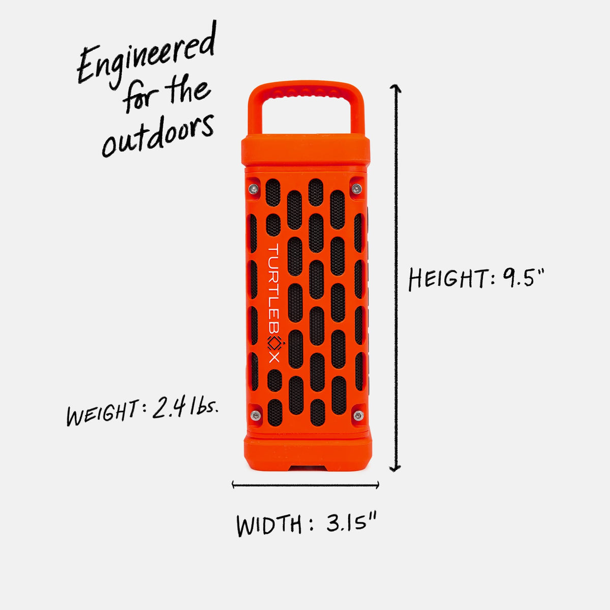 Turtlebox Ranger // Orange