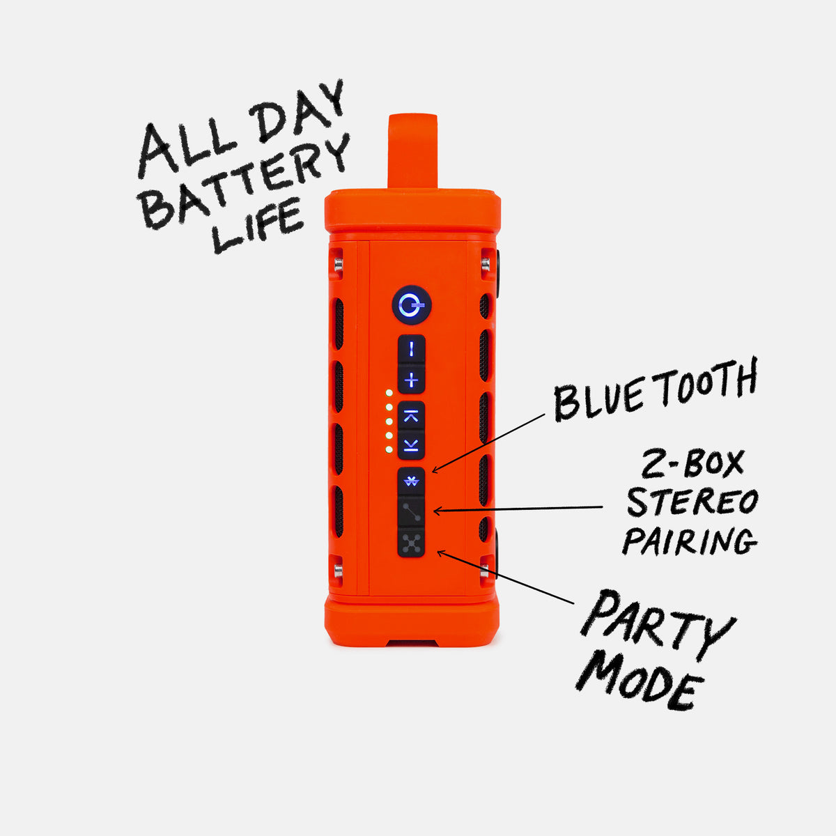 Turtlebox Ranger // Orange