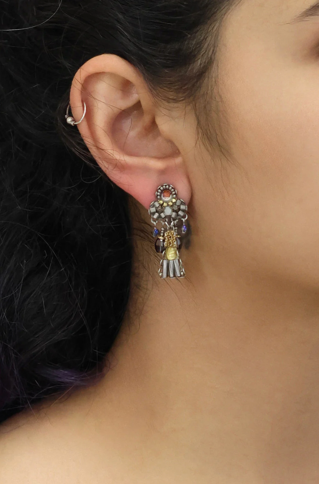 Shivering Moonlight Halo Earrings